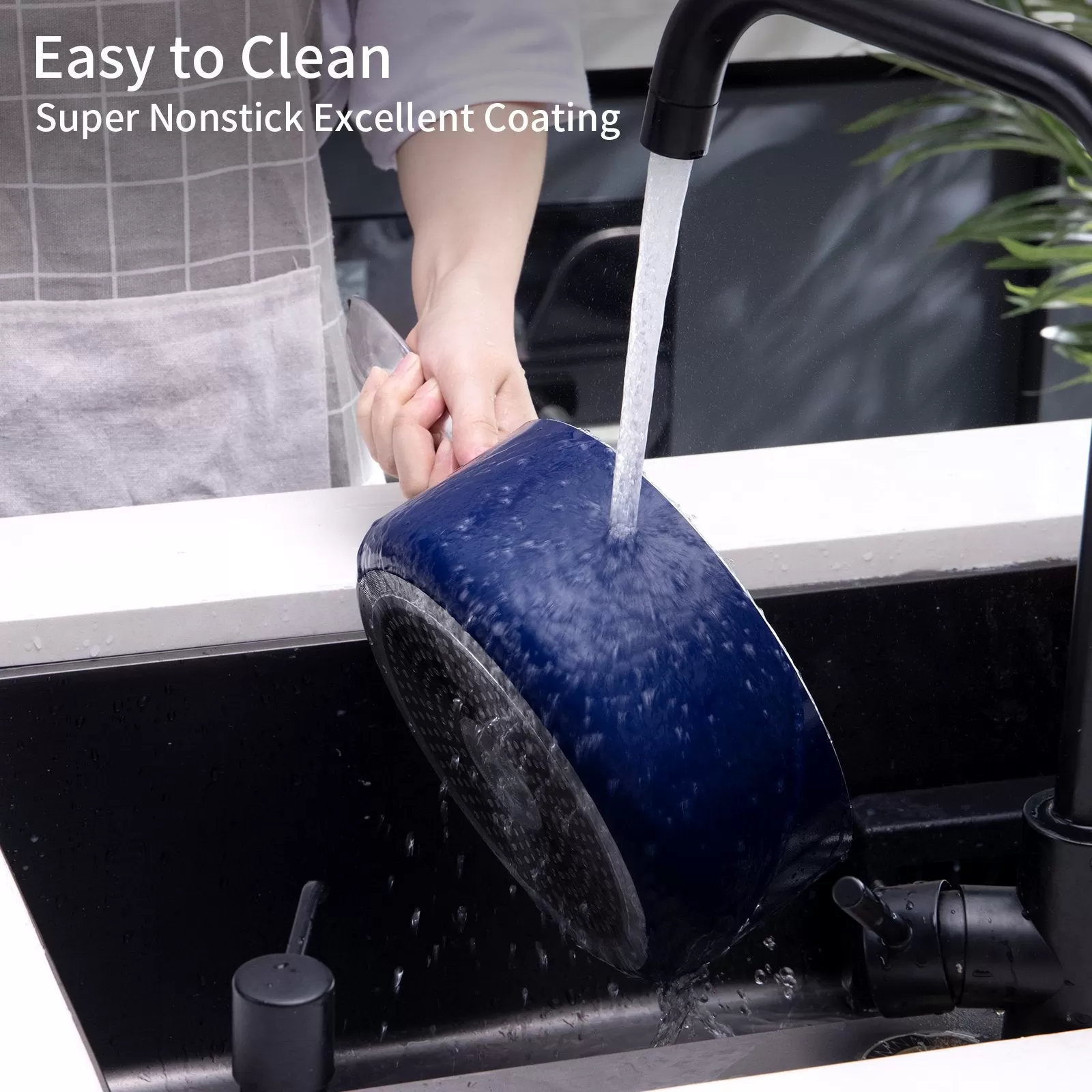 Sauce Pan with Lid, Nonstick Saucepan 2 Quart, Granite Coating-PFOA Free Saucier Pot - Amazon