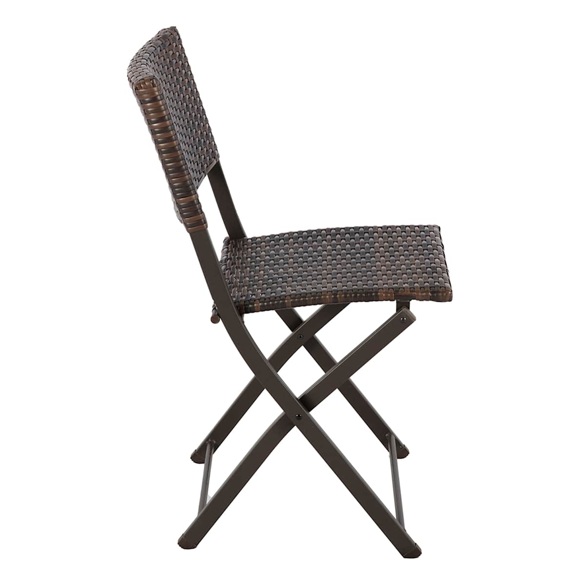 Hampton Wicker Patio Folding Chair, Brown - Amazon