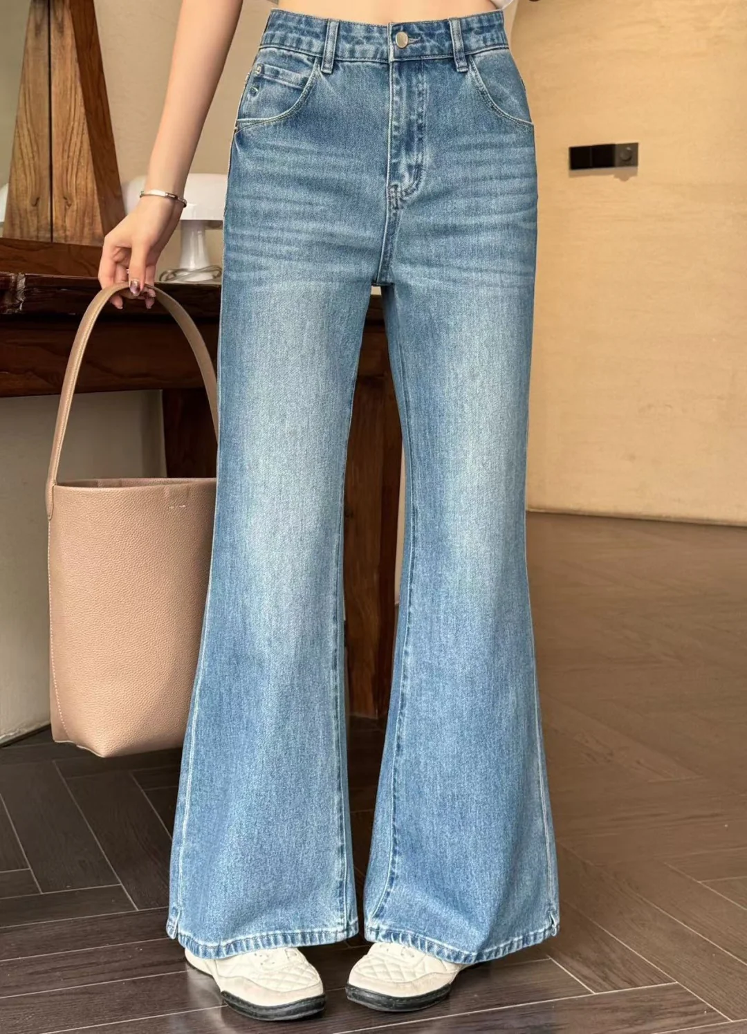 Straight-leg cropped jeans
