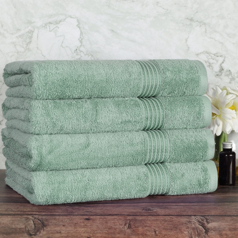 Blue Nile Mills Ibiza Egyptian Cotton Bath Towel, Set of 4 - Amazon
