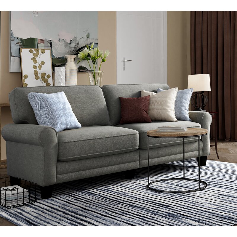 Serta Copenhagen 78" Sofa Couch for Two People with Pillowed Back Cushions and Rounded Arms - Amazon