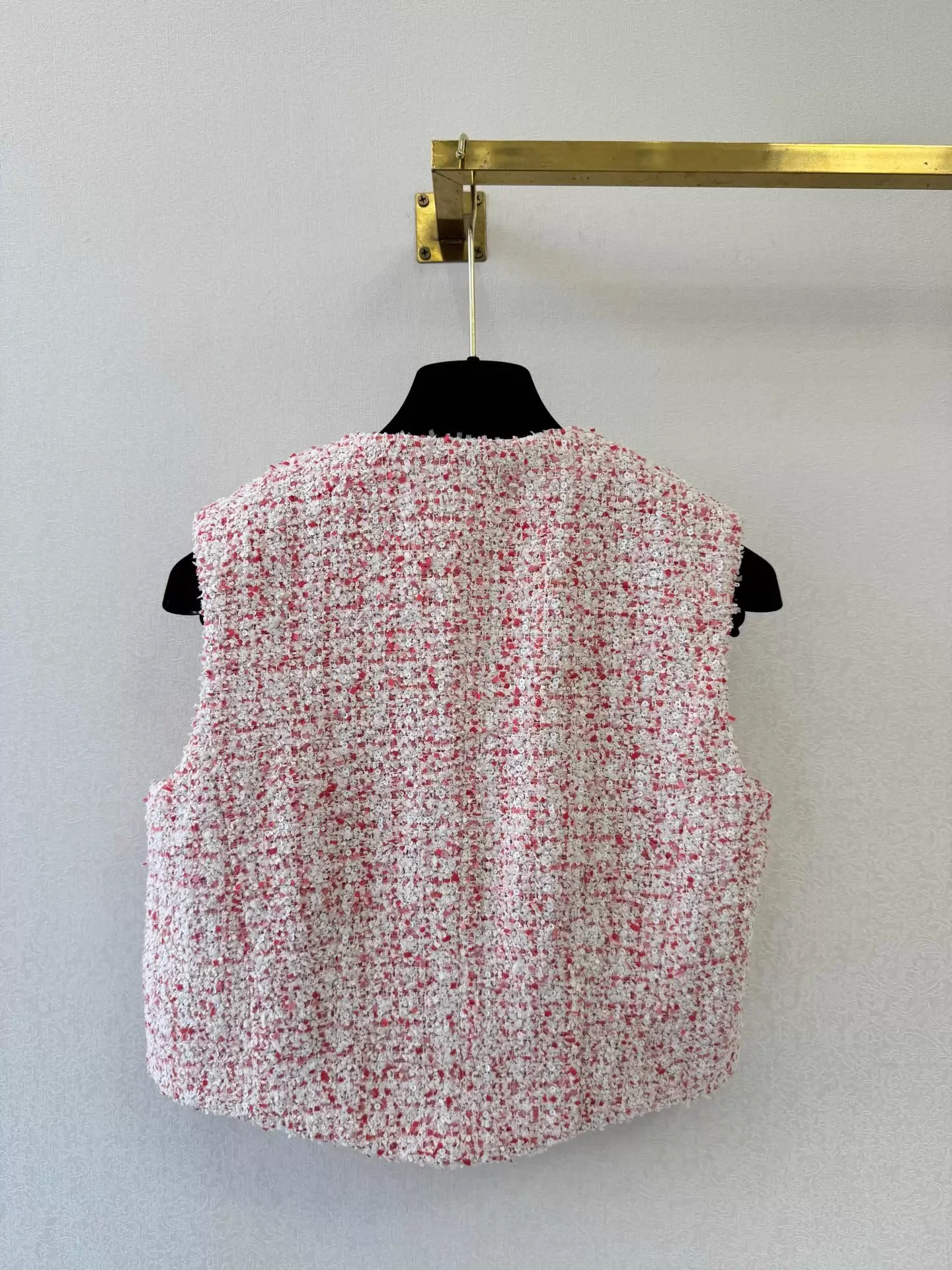 Tweed Sleeveless Vest