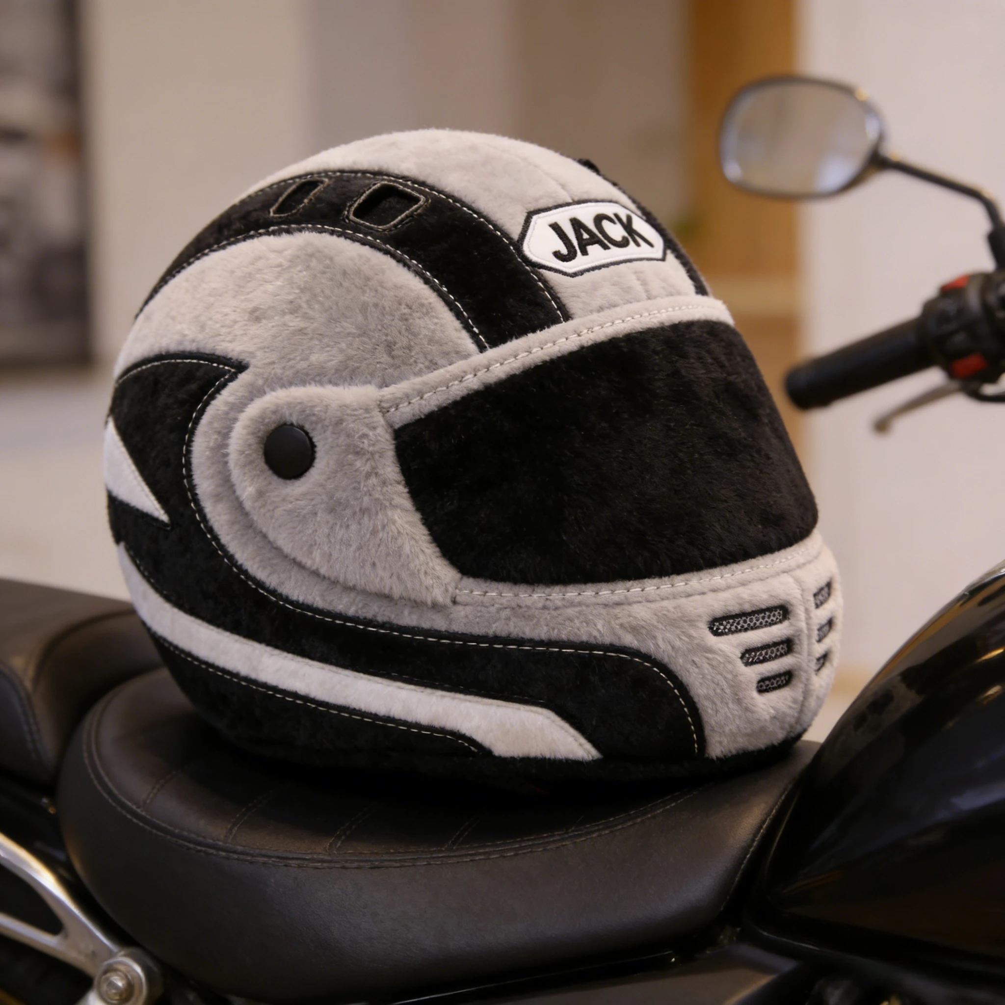 Speed Dream Helmet Pillow – Personalized Racing Cushion-$35.00-Photo to 3d art