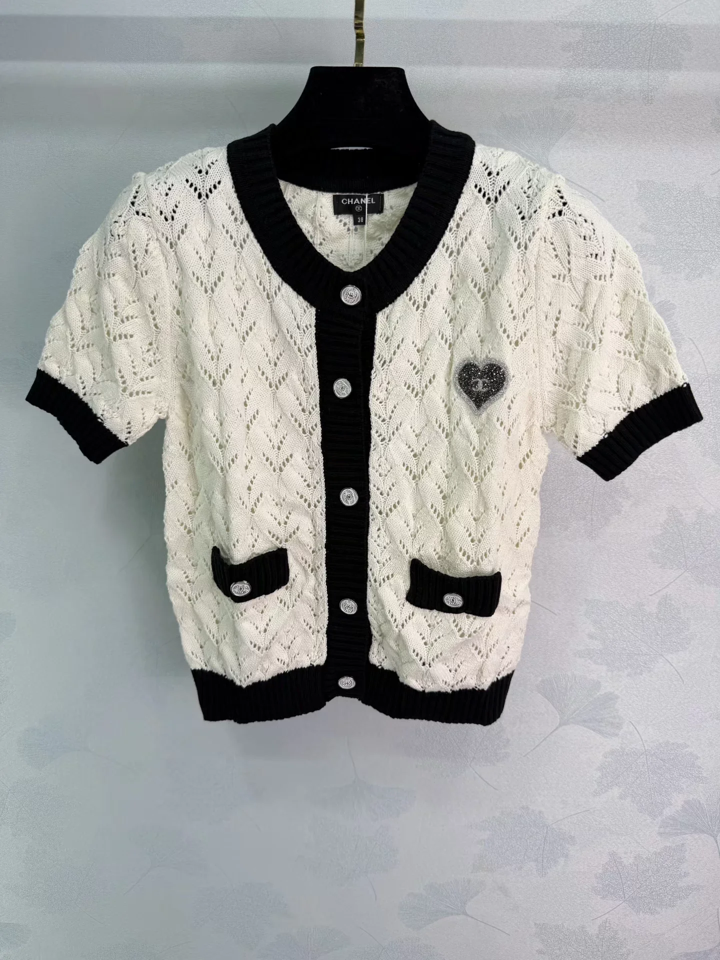 Color-blocked Knit T-shirt