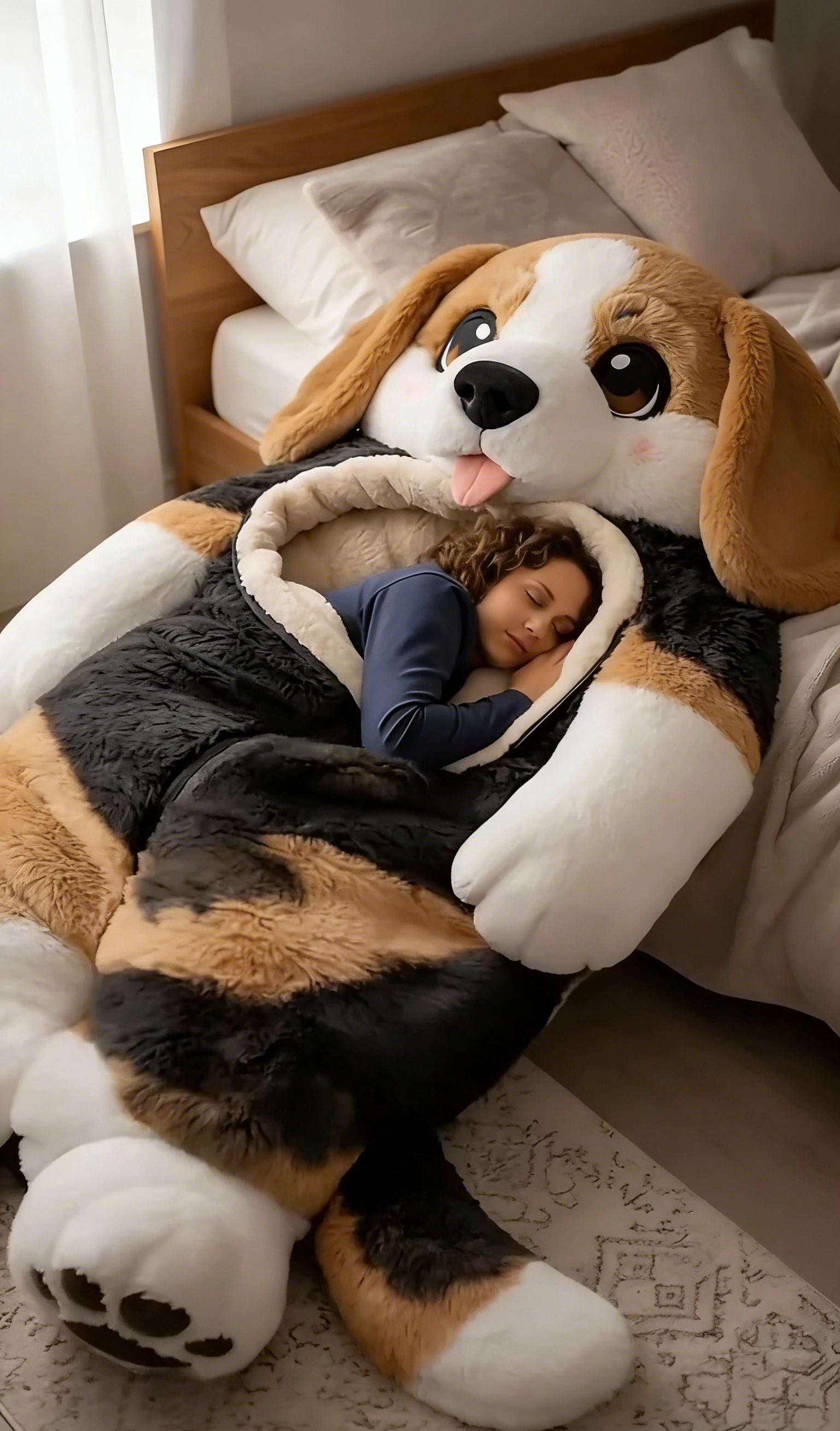 🔥Hot Sale 49% off🌟 Fluffy sleeping bag– Soft, Warm & Purrfectly Cozy😴💤 - Amazon