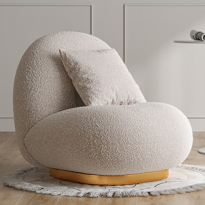 Bean Shaped Boucle Chair - Amazon