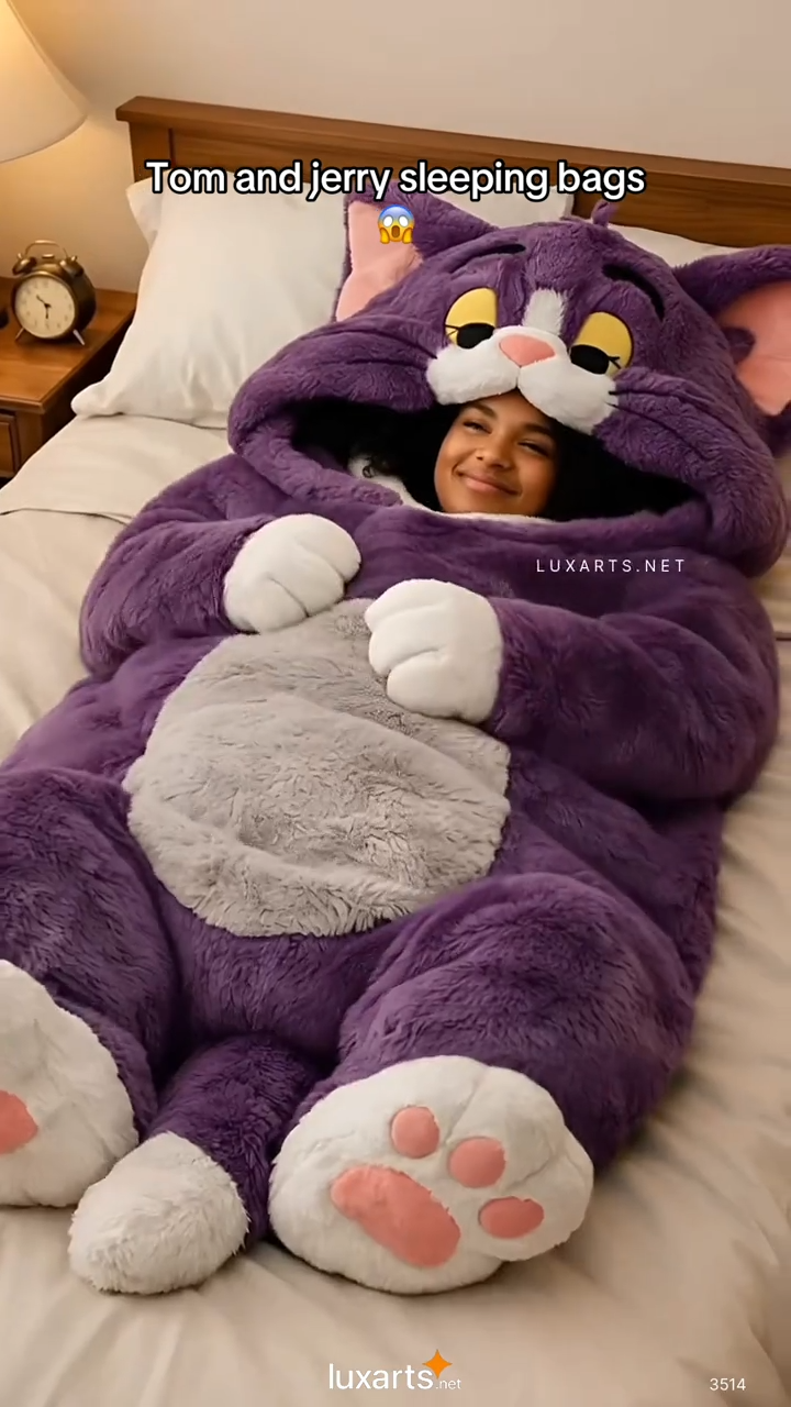 🔥Hot Sale 49% off🌟 Fluffy sleeping bag– Soft, Warm & Purrfectly Cozy😴💤 - Amazon