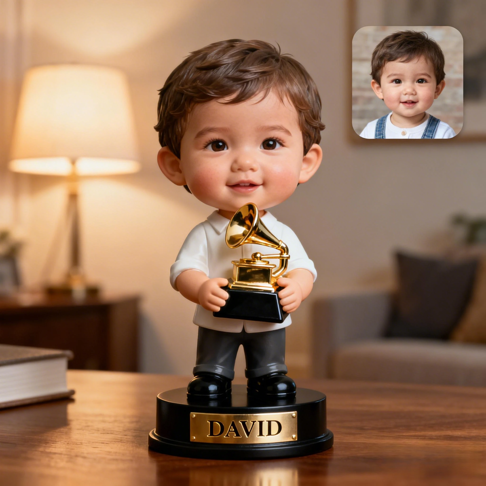 My First Grammy-$45.00-Photo to 3d art