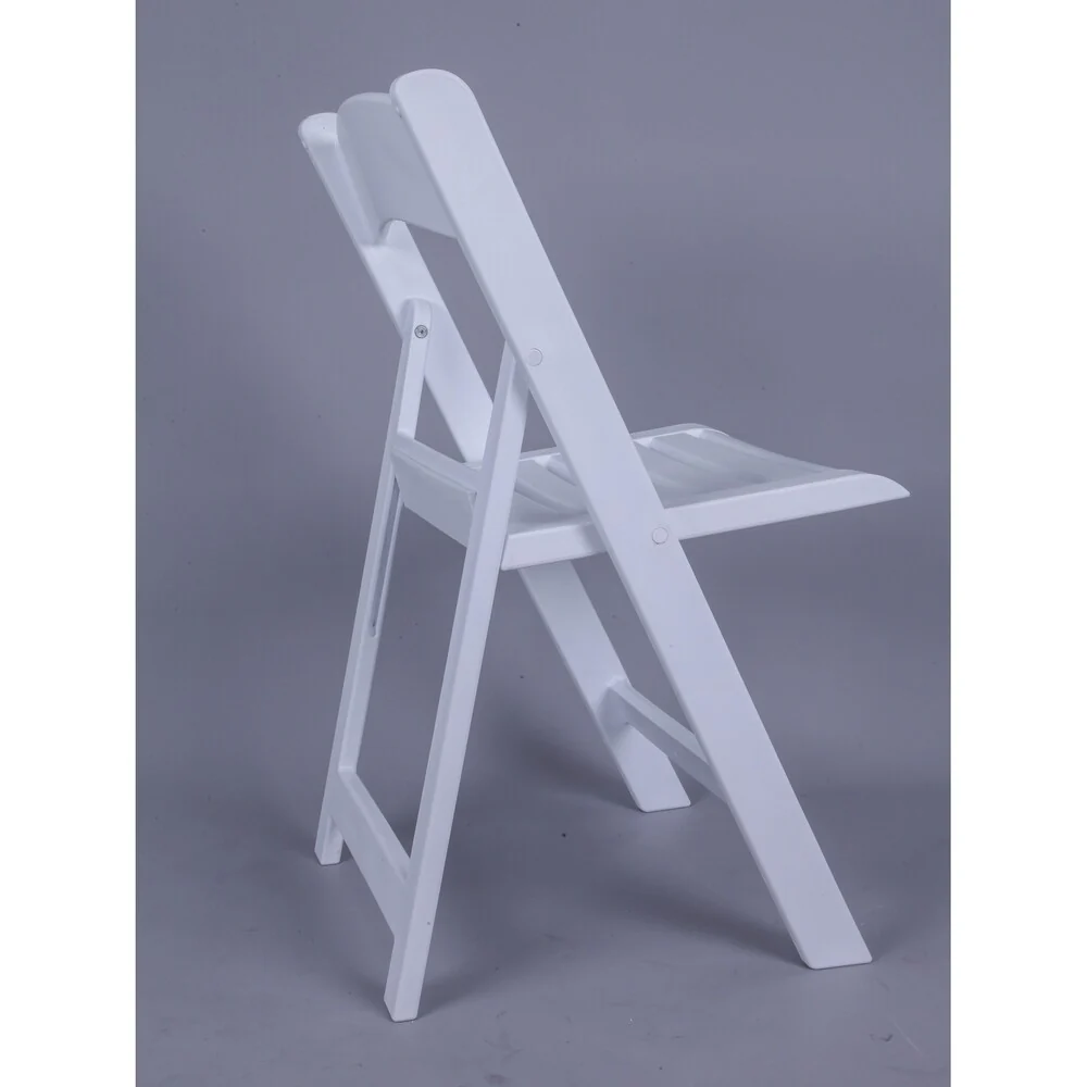 Nexus Resin Folding Chair with Slatted Seat- White - Amazon