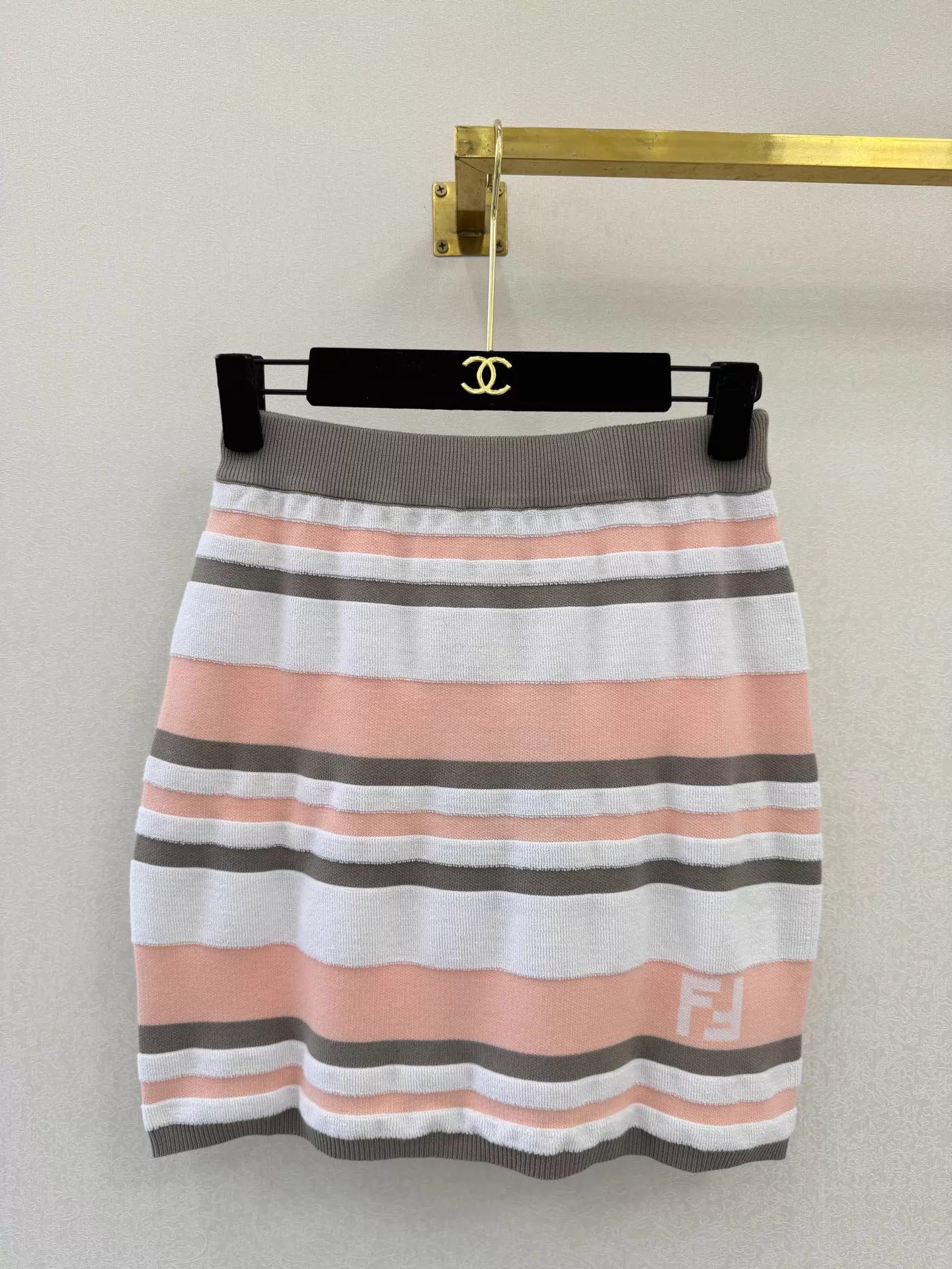 26ss Striped Knit Set