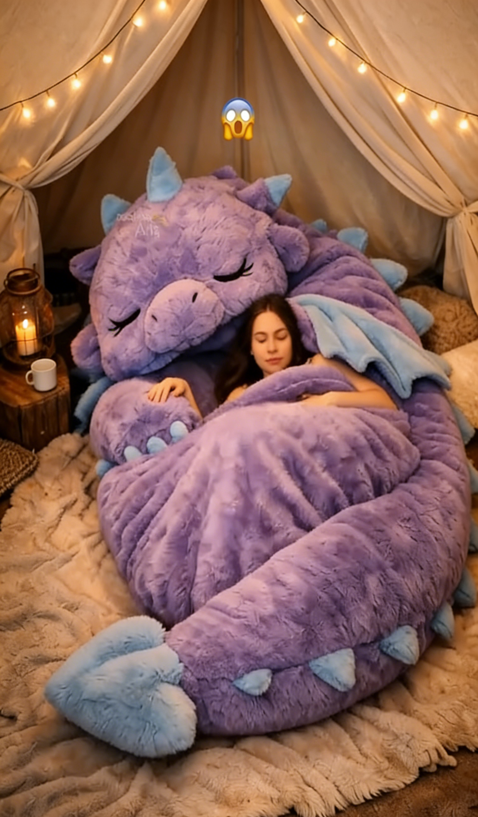 ☕ Hygge Season: 49% OFF! ☕ Get Cozy with Our Fluffy Sleeping Bag & Your Favorite Book! 📖☁️ - Amazon