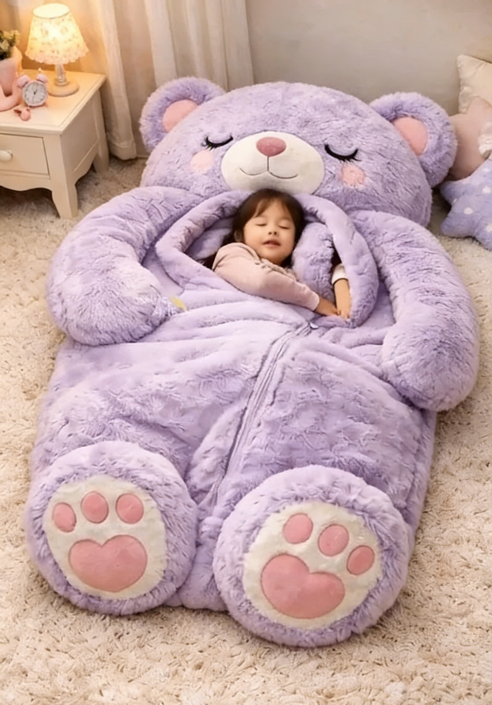🏕️ Get Our Fluffy Sleeping Bag for Cozy Nights Under the Stars! ✨🌙 - Amazon