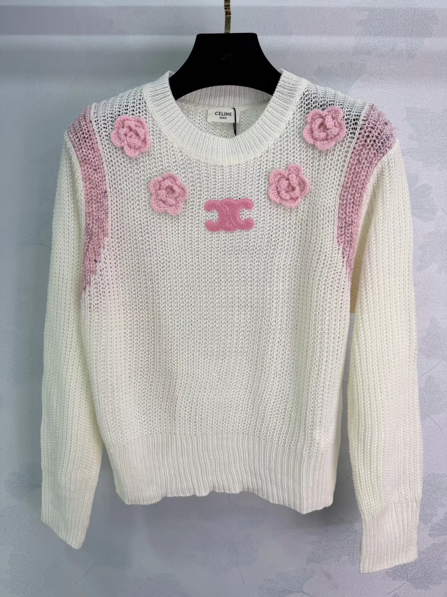 Floral Embroidery Sweater