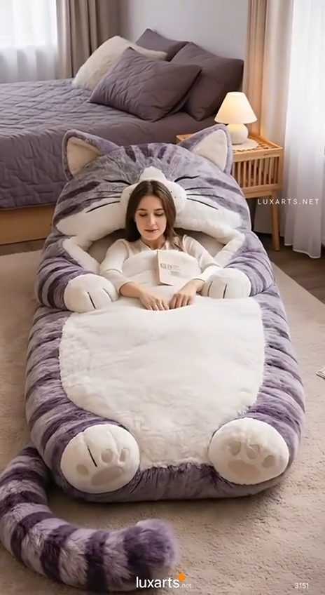 🔥Hot Sale 49% off🌟 Fluffy sleeping bag– Soft, Warm & Purrfectly Cozy😴💤 - Amazon
