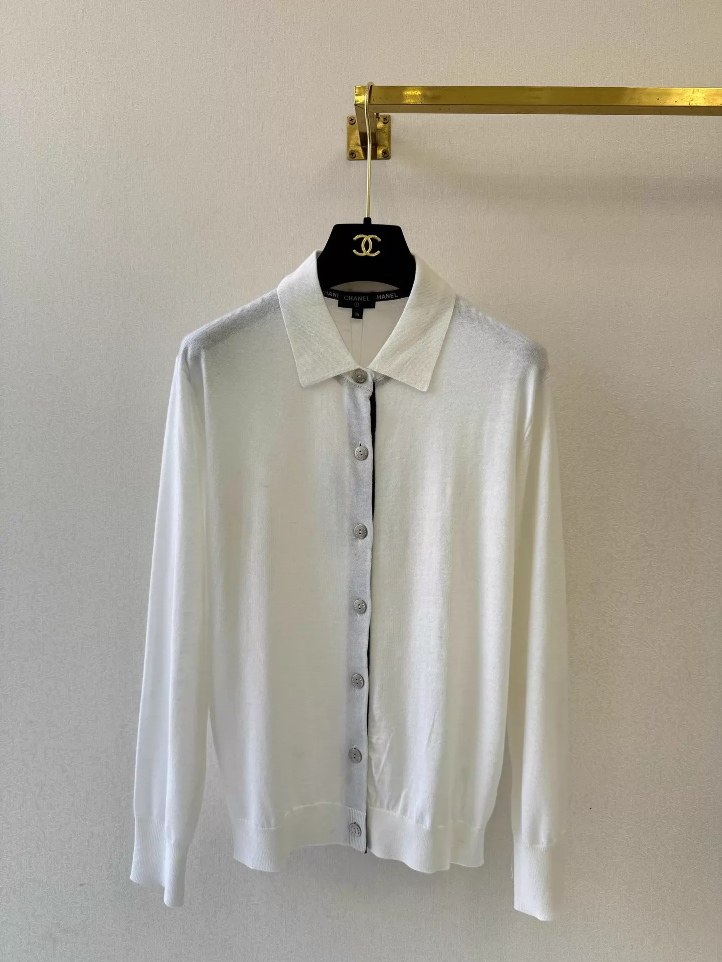 Shirt Collar Cardigan