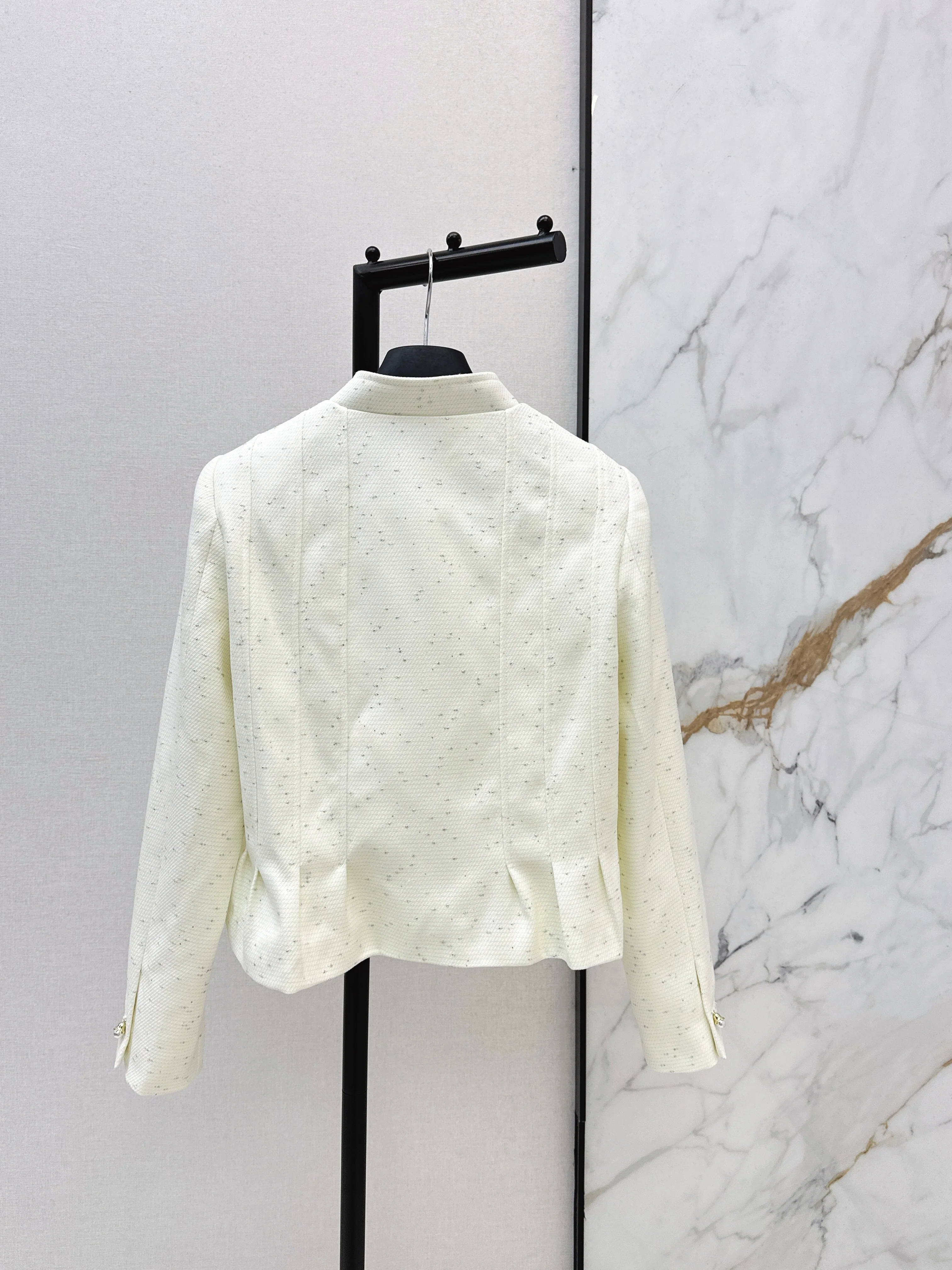 Stand-up collar elegant coat