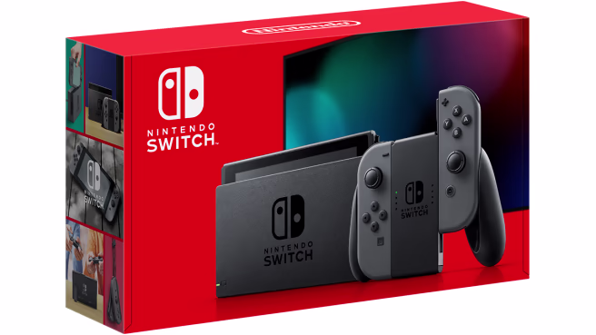 Clearance Sale Nintendo Switch - Gray + Gray Joy-Con - Amazon