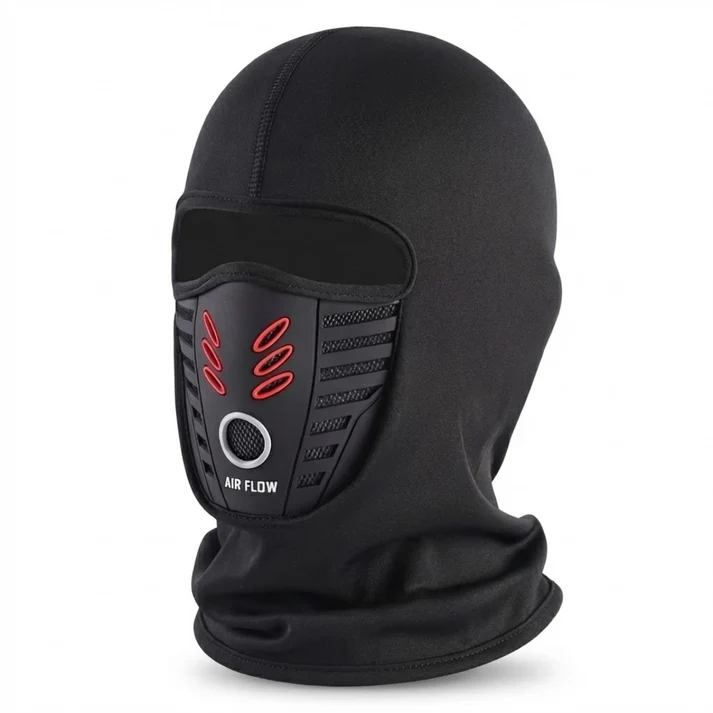 Winter Rider Warm Anti-Haze Balaclava Full Face Mask for Motorcycle Riding Cycling Ski Hood Cap Windproof Soft Outdoor Warm Bike Headwear-$12.99-Photo to 3d art