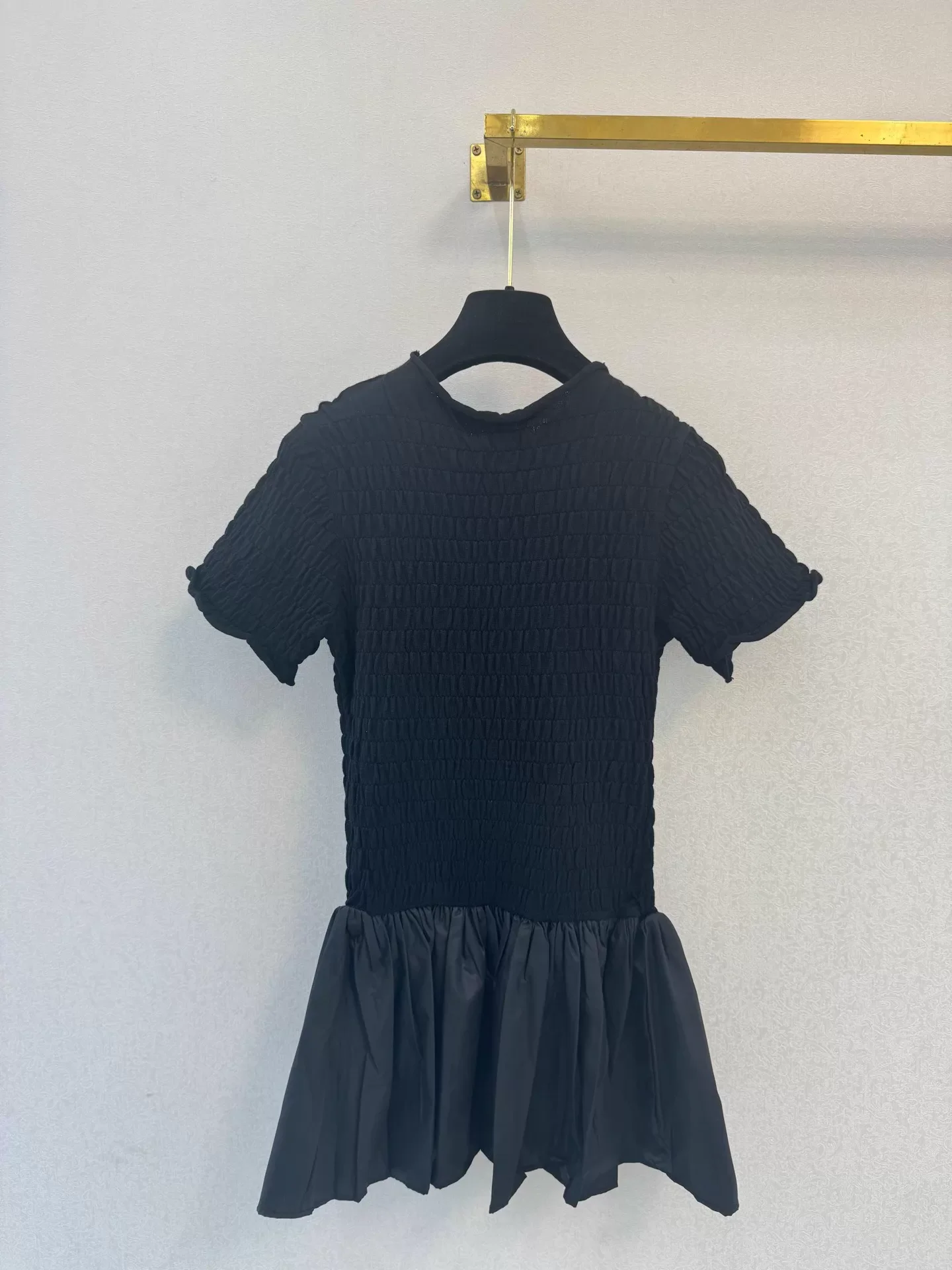 26ss Pleated Knit Dress