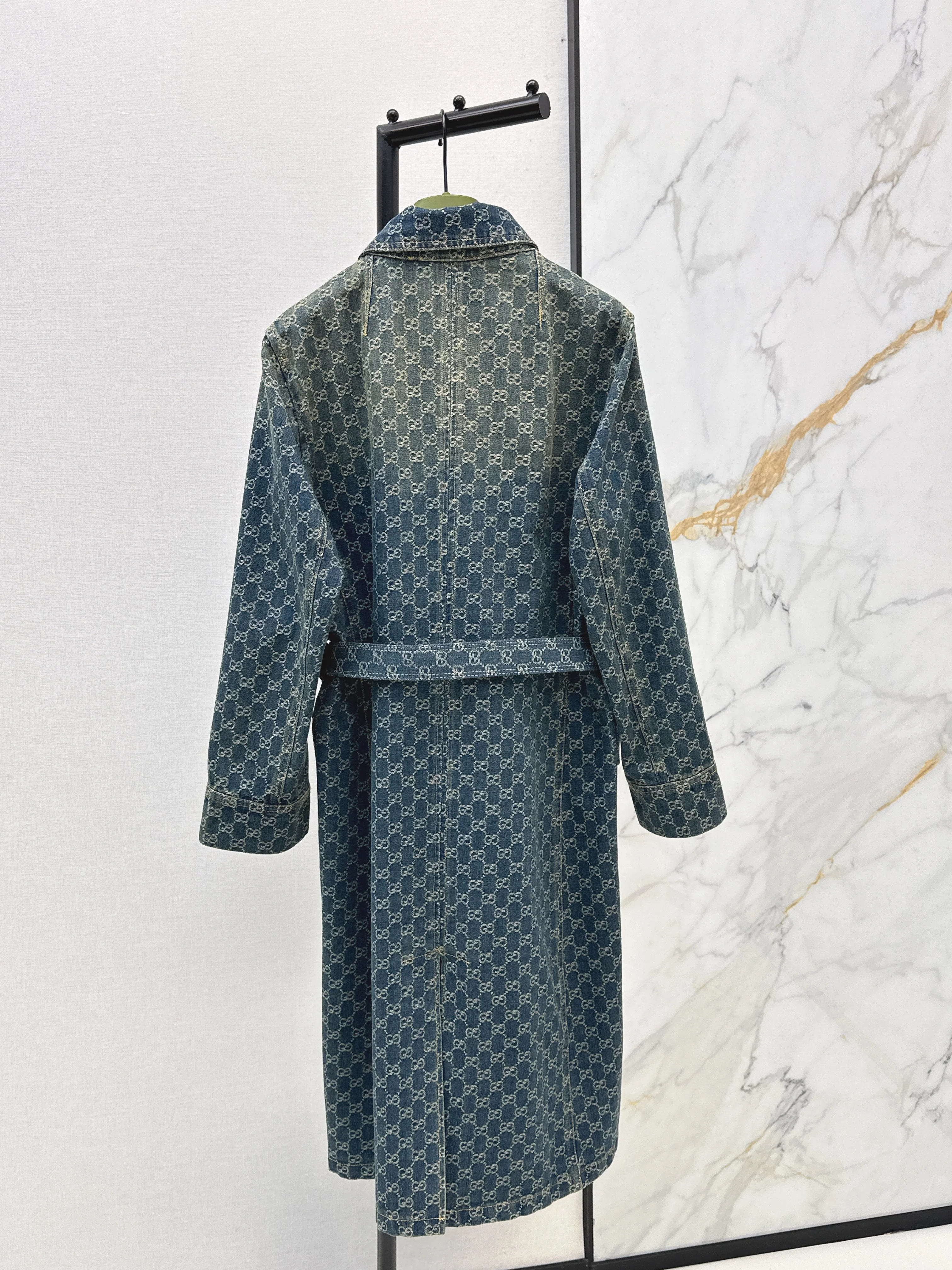 Jacquard Long Coat
