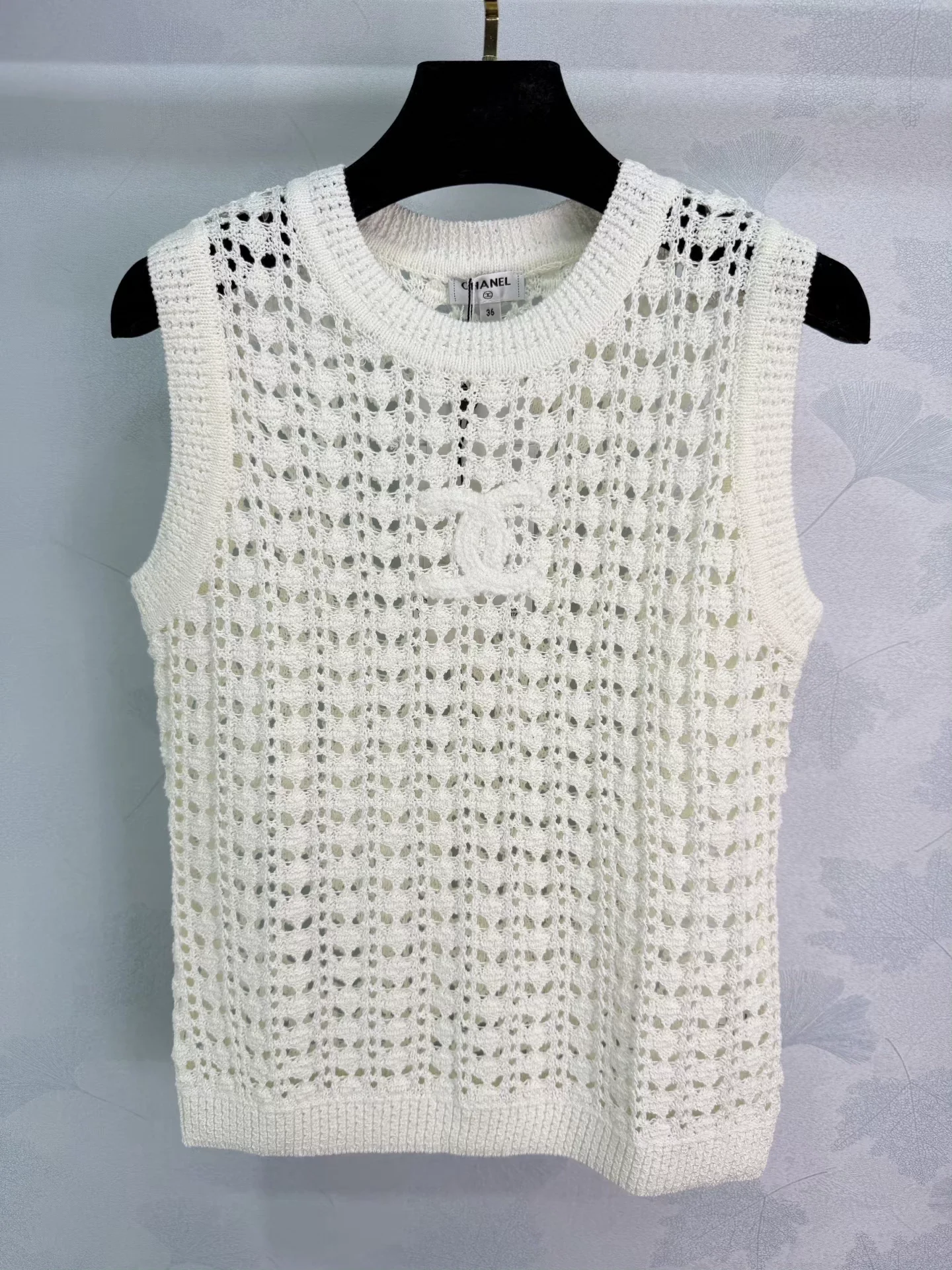 Openwork Knit Vest