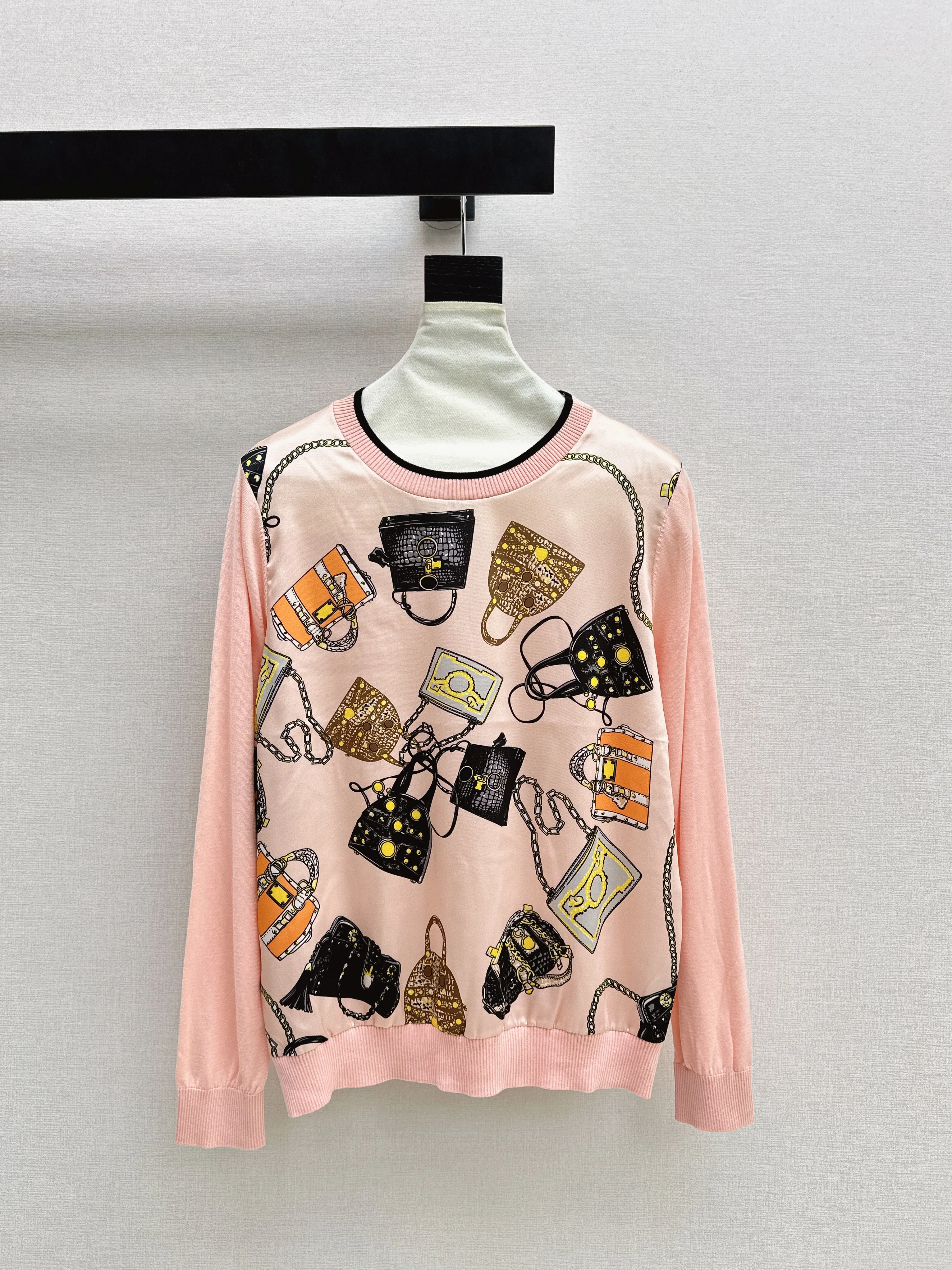 Patchwork Knit Sweater