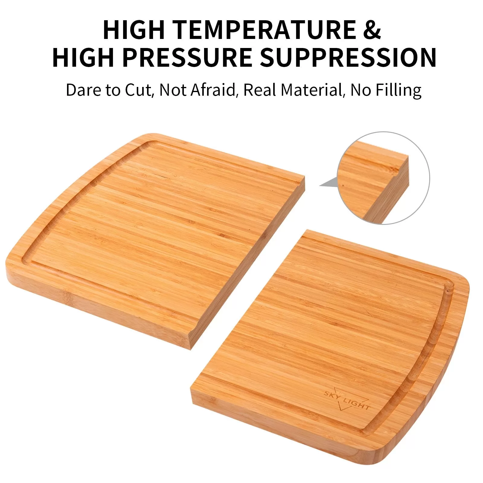 Bamboo Cutting Board Set of 3 - Amazon