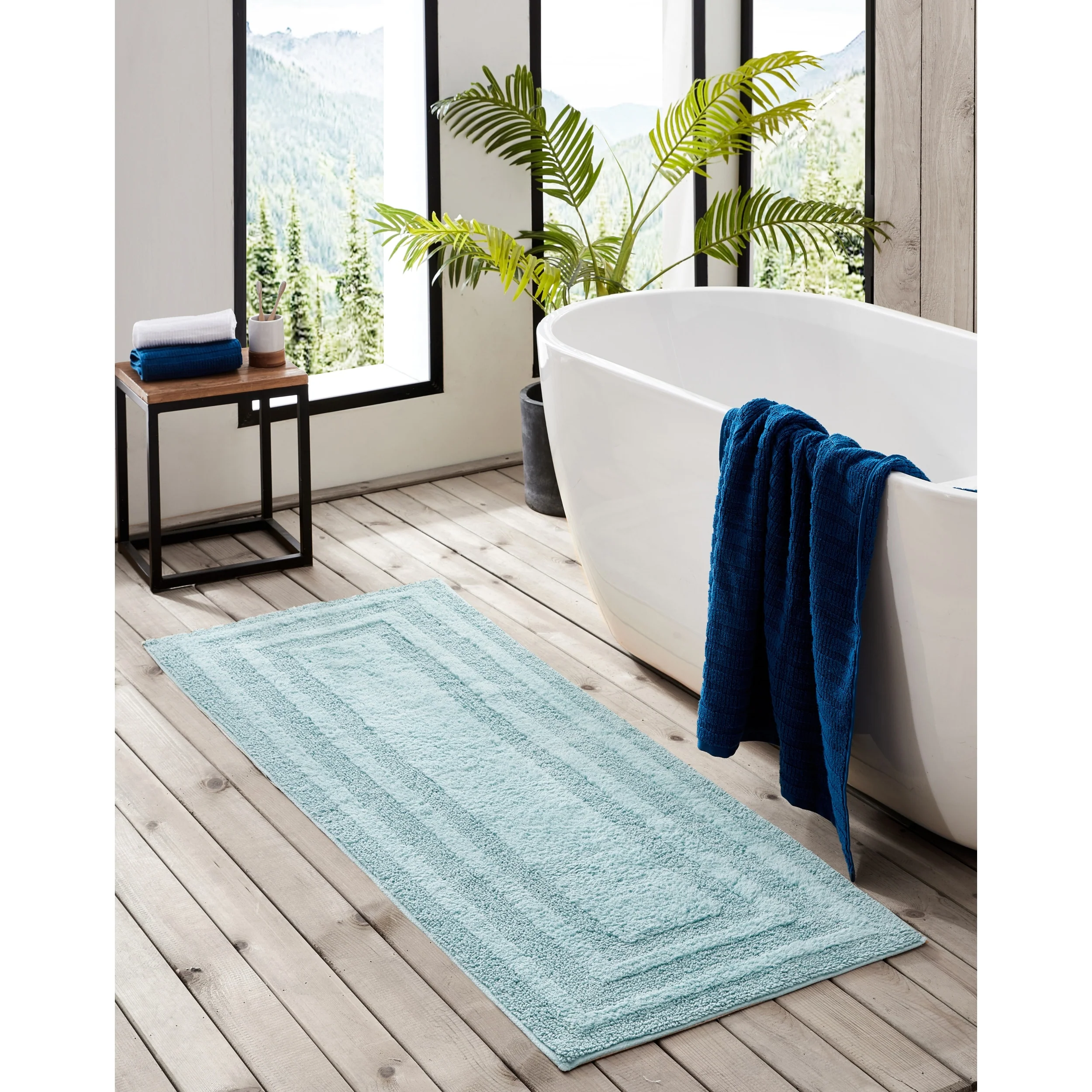 Eddie Bauer Logan Cotton Bath Runner Rug - Amazon