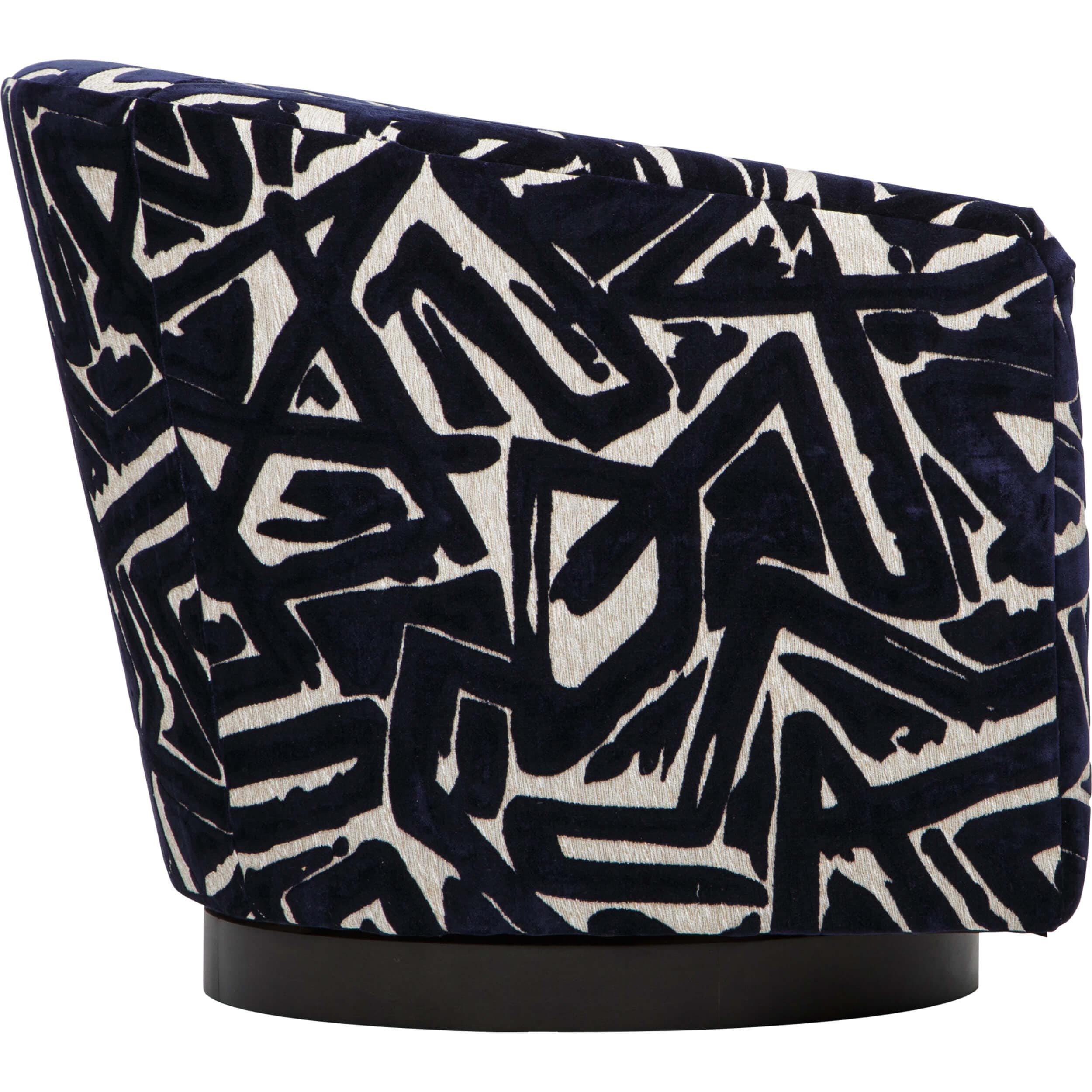Coltrane Swivel Chair, ACDC Indigo - Amazon