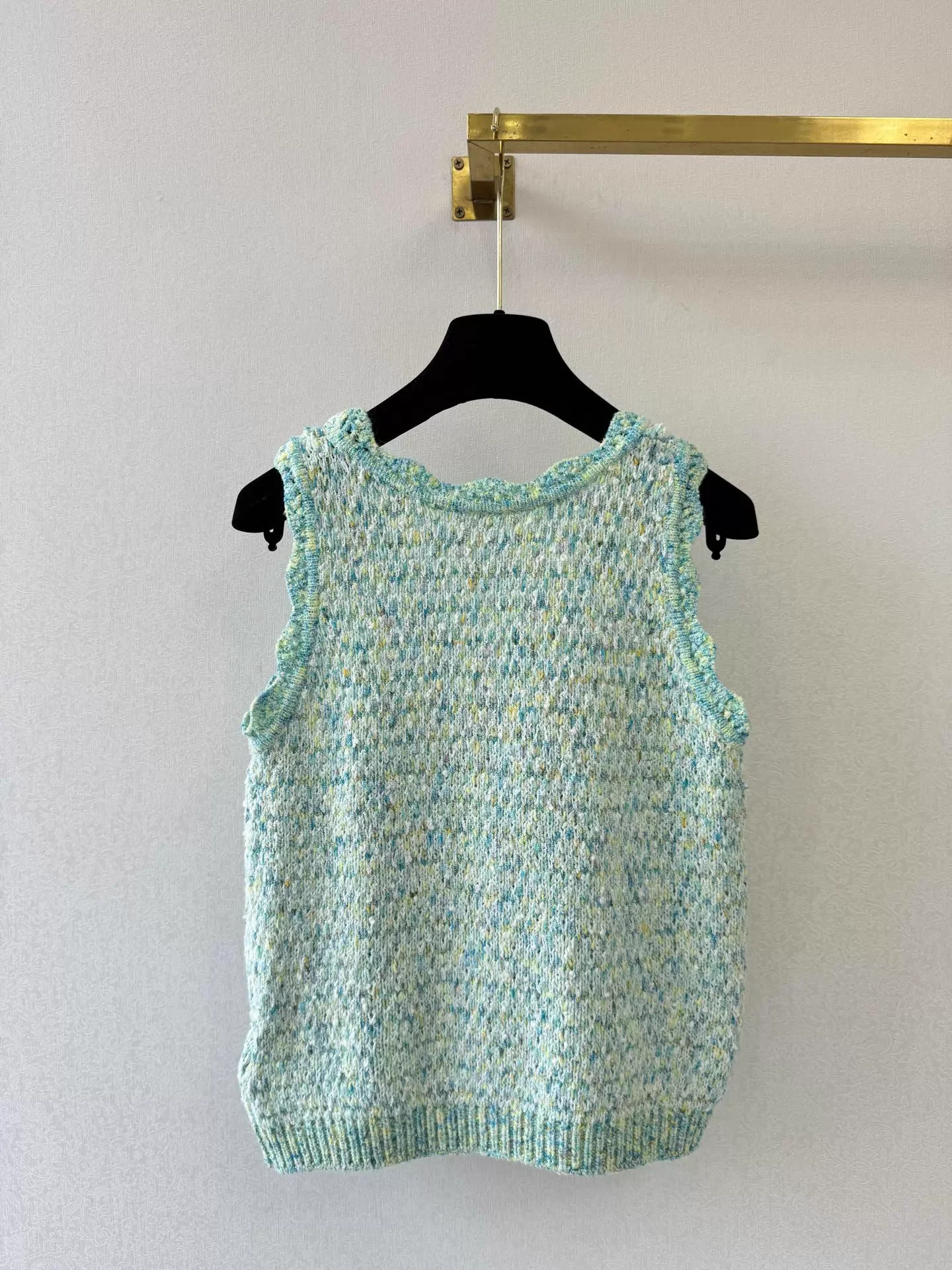 Mohair Blend Knitted Vest