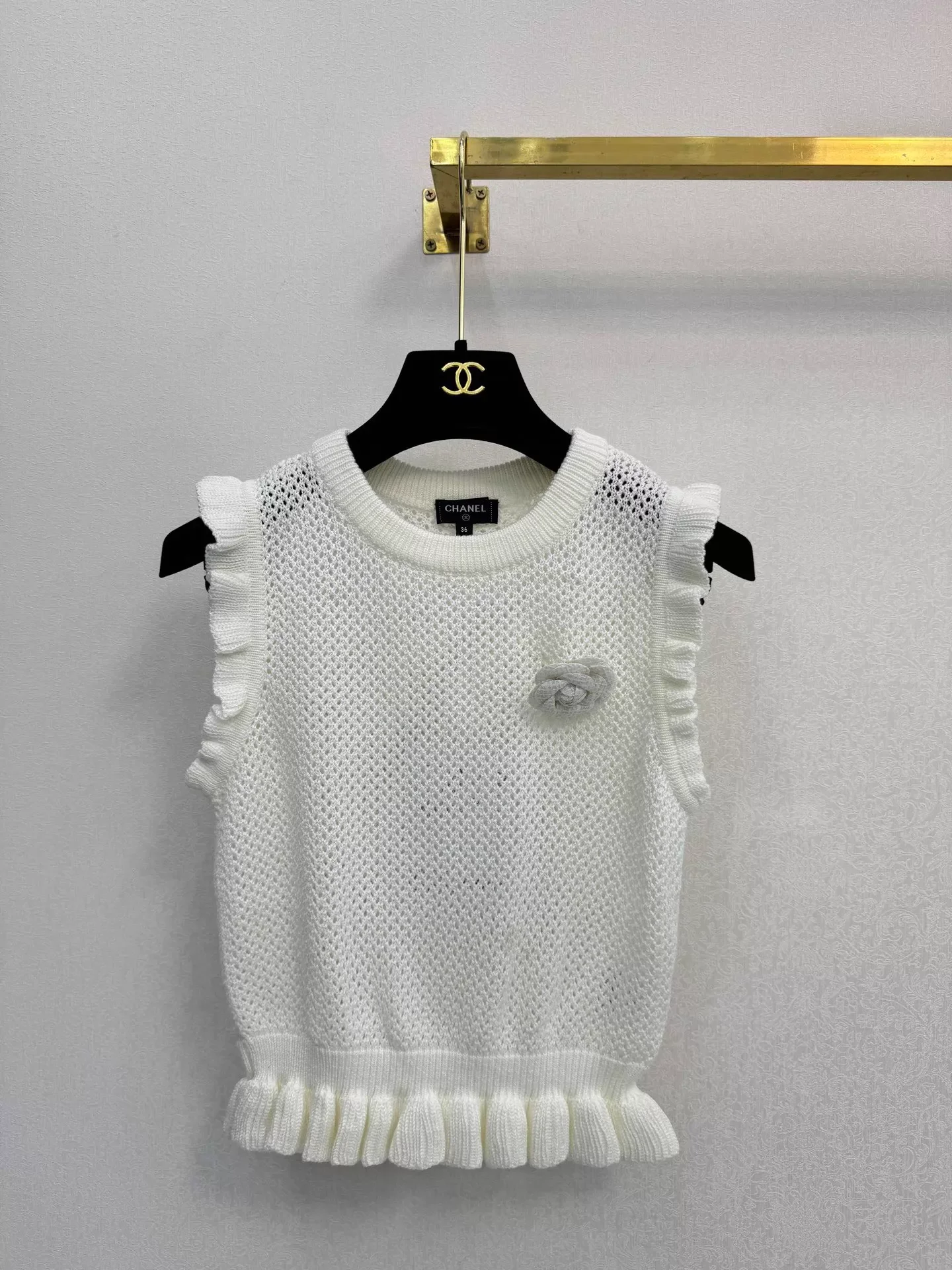 Knitted Vest + Skirt Set