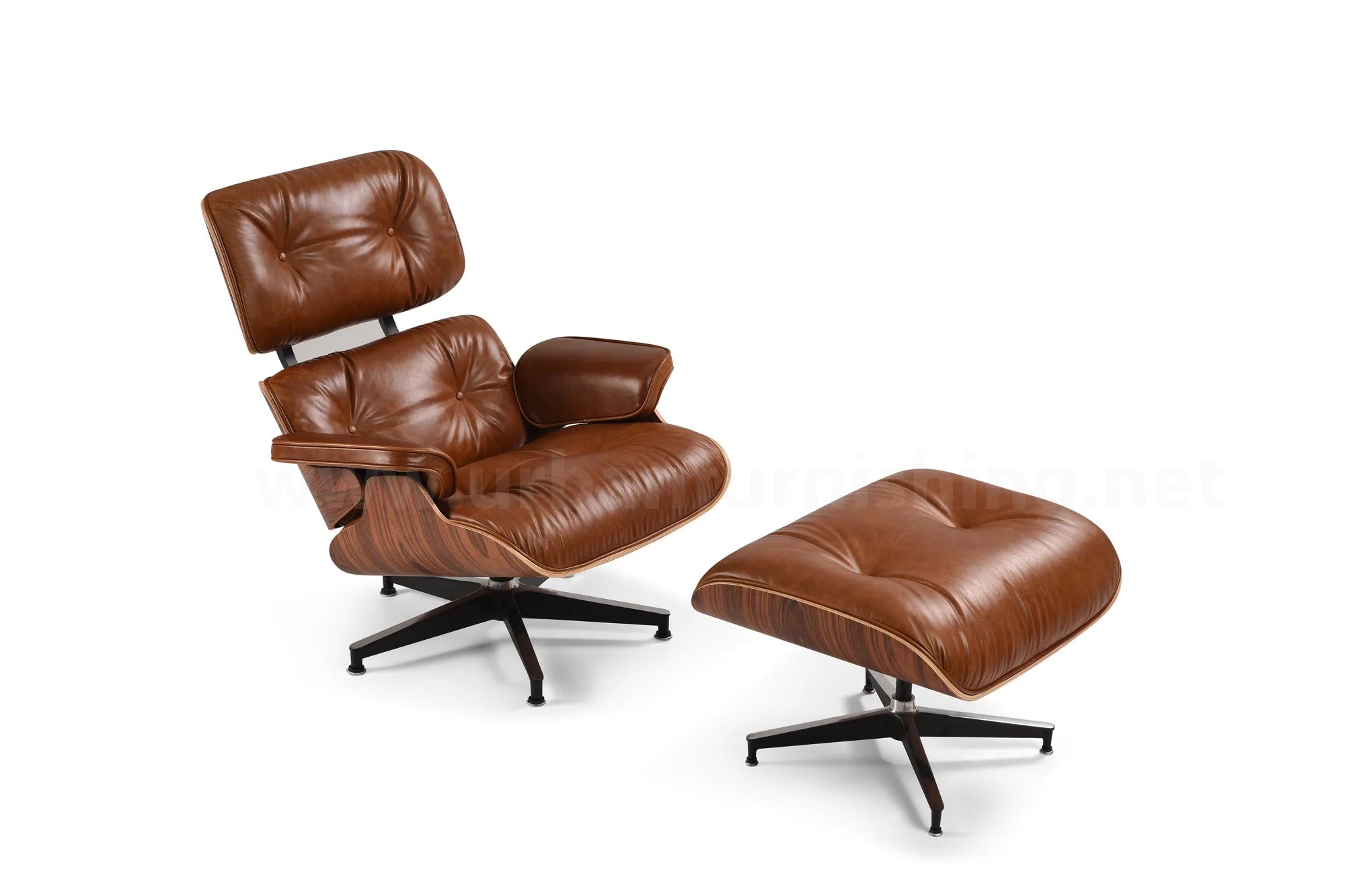 Eames Lounge Chair & Ottoman (PRO) - Textured Brown - Amazon