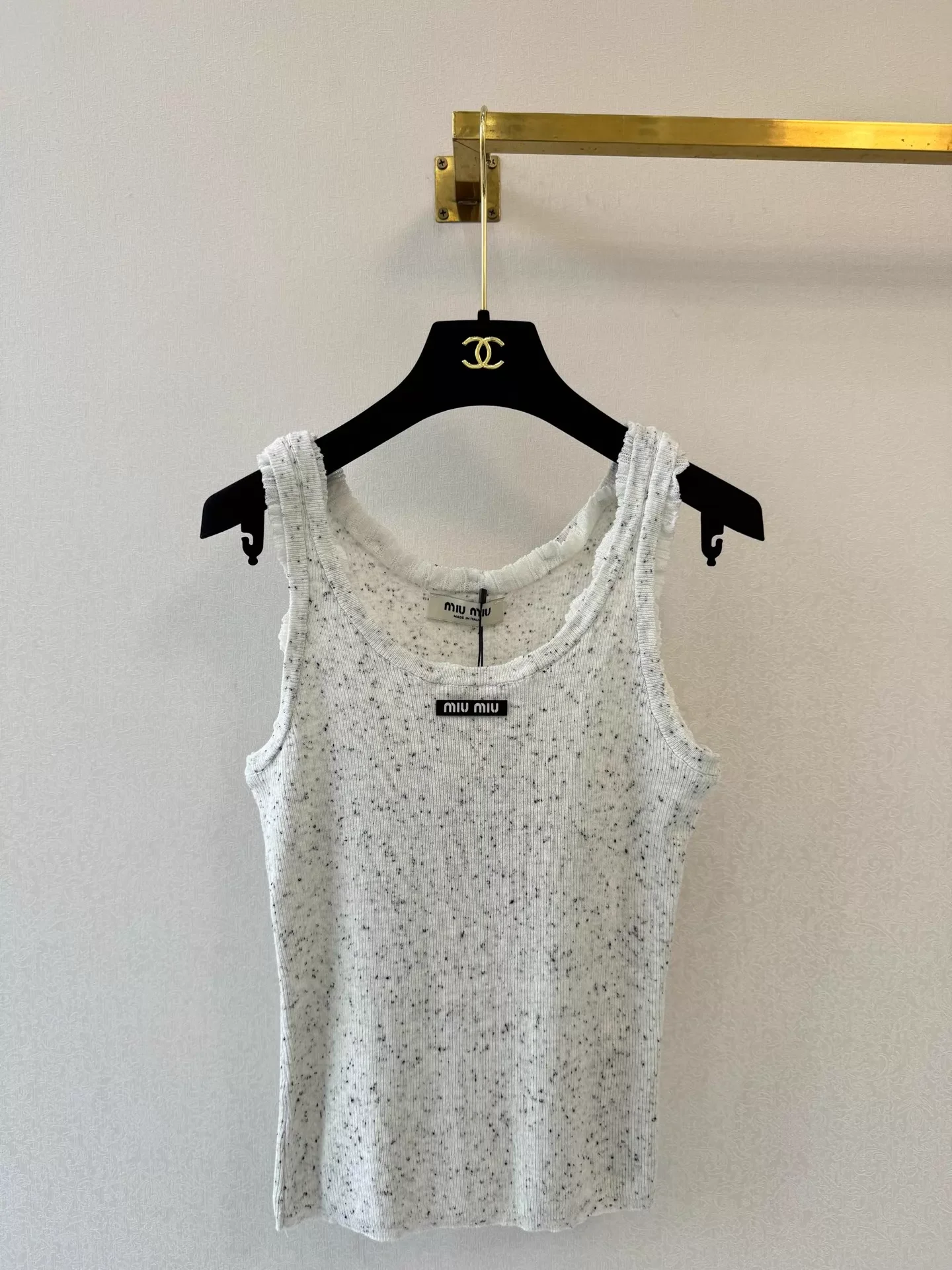 26ss Color-blocked Knitted Vest