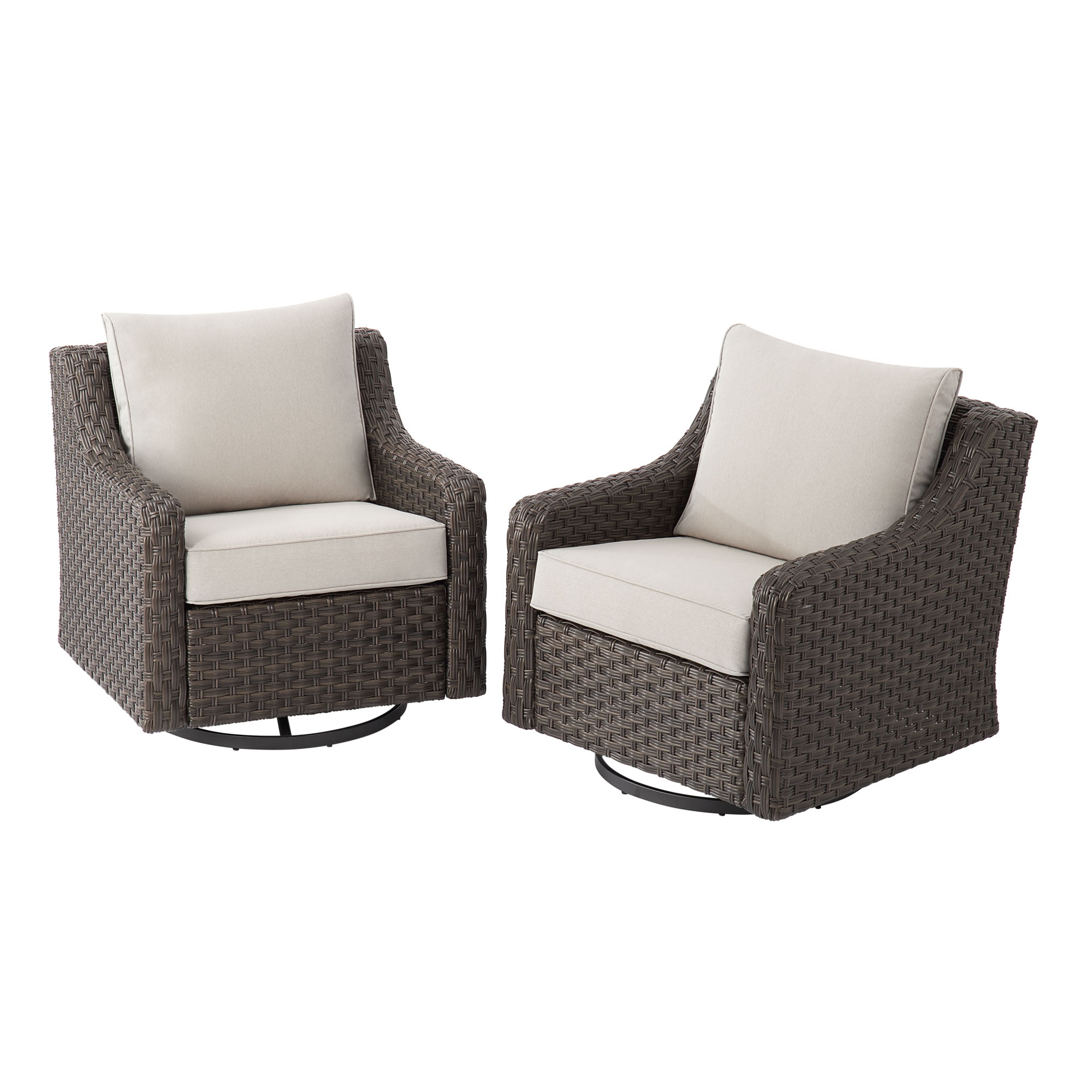 Gardens River Oaks Outdoor Swivel Gliders with Patio Covers, Set of 2 - Amazon