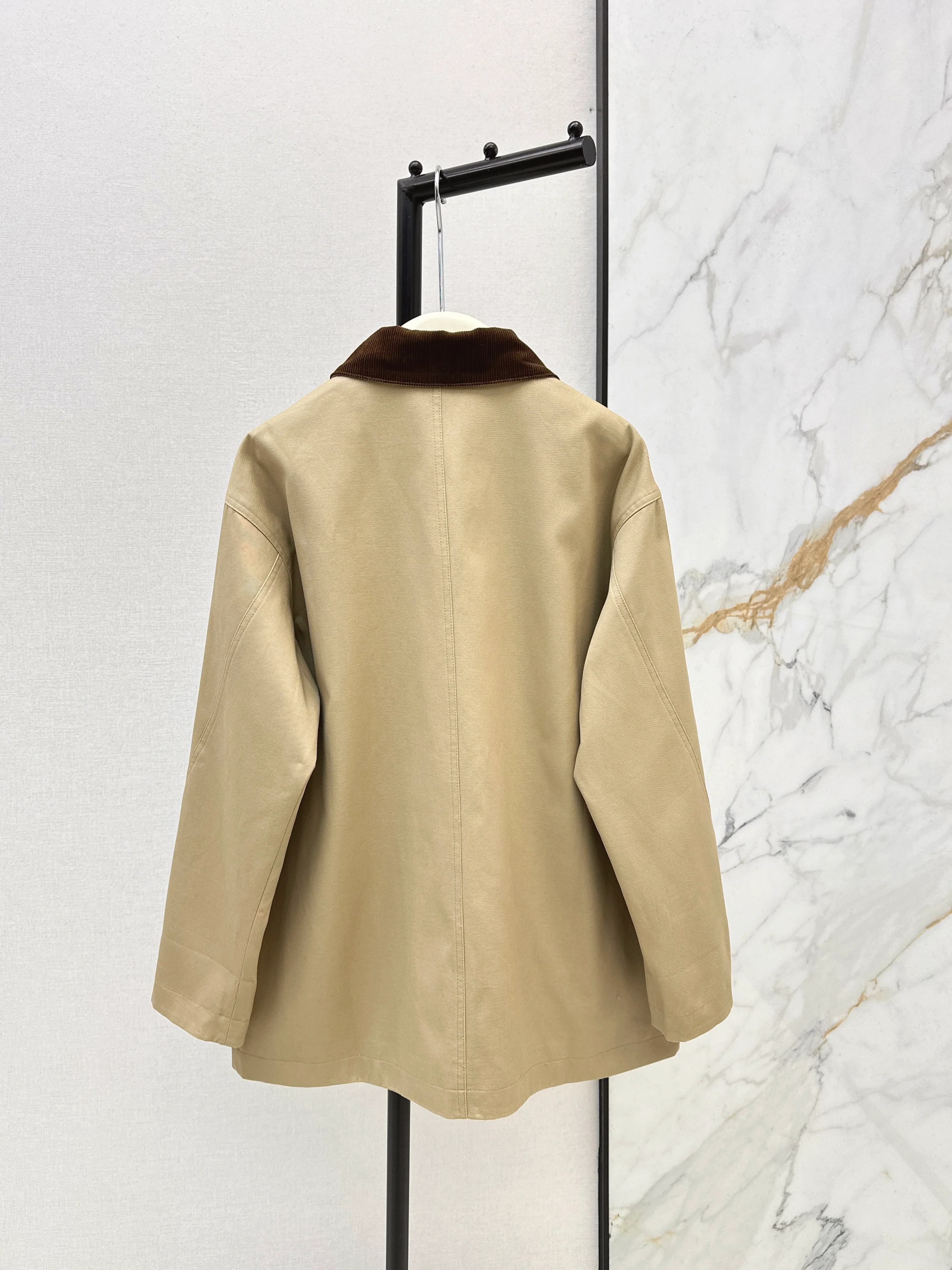 Mid-length trench coat