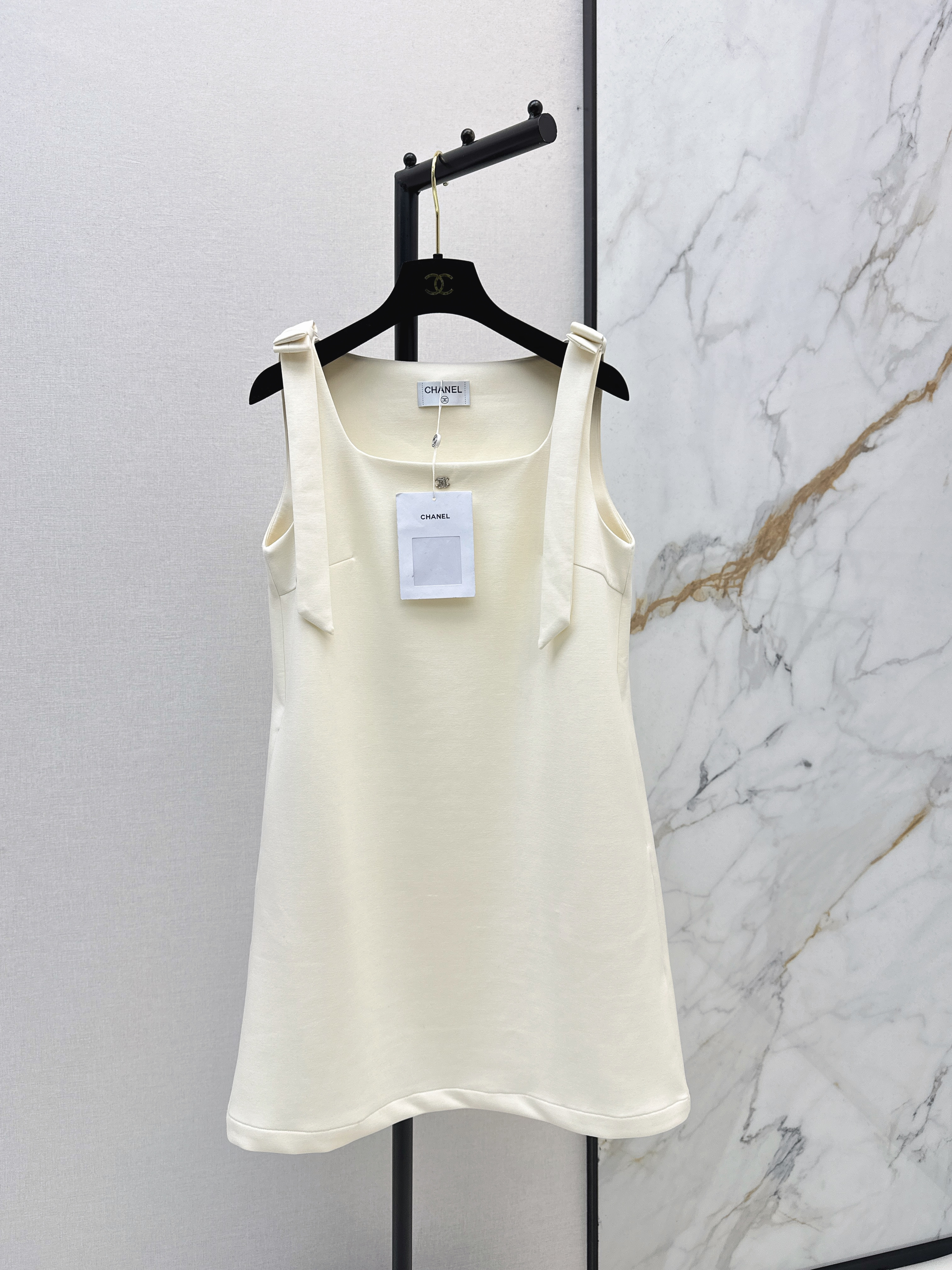 26ss Bow-Tie Sleeveless Dress