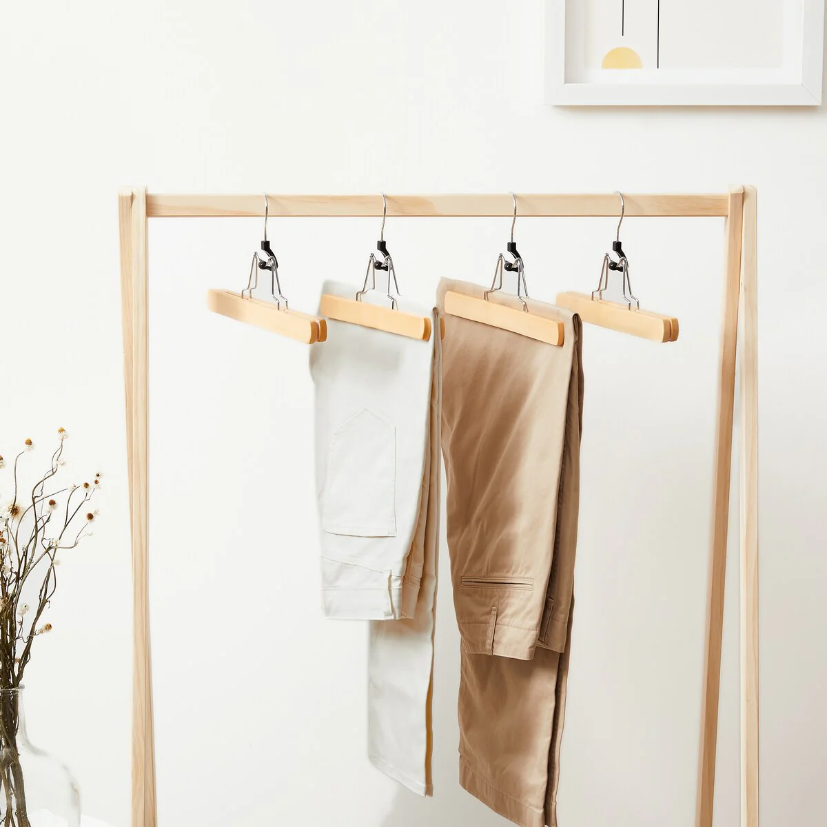 Wooden Pants Hangers 12 Pack - 12 Packs - Amazon