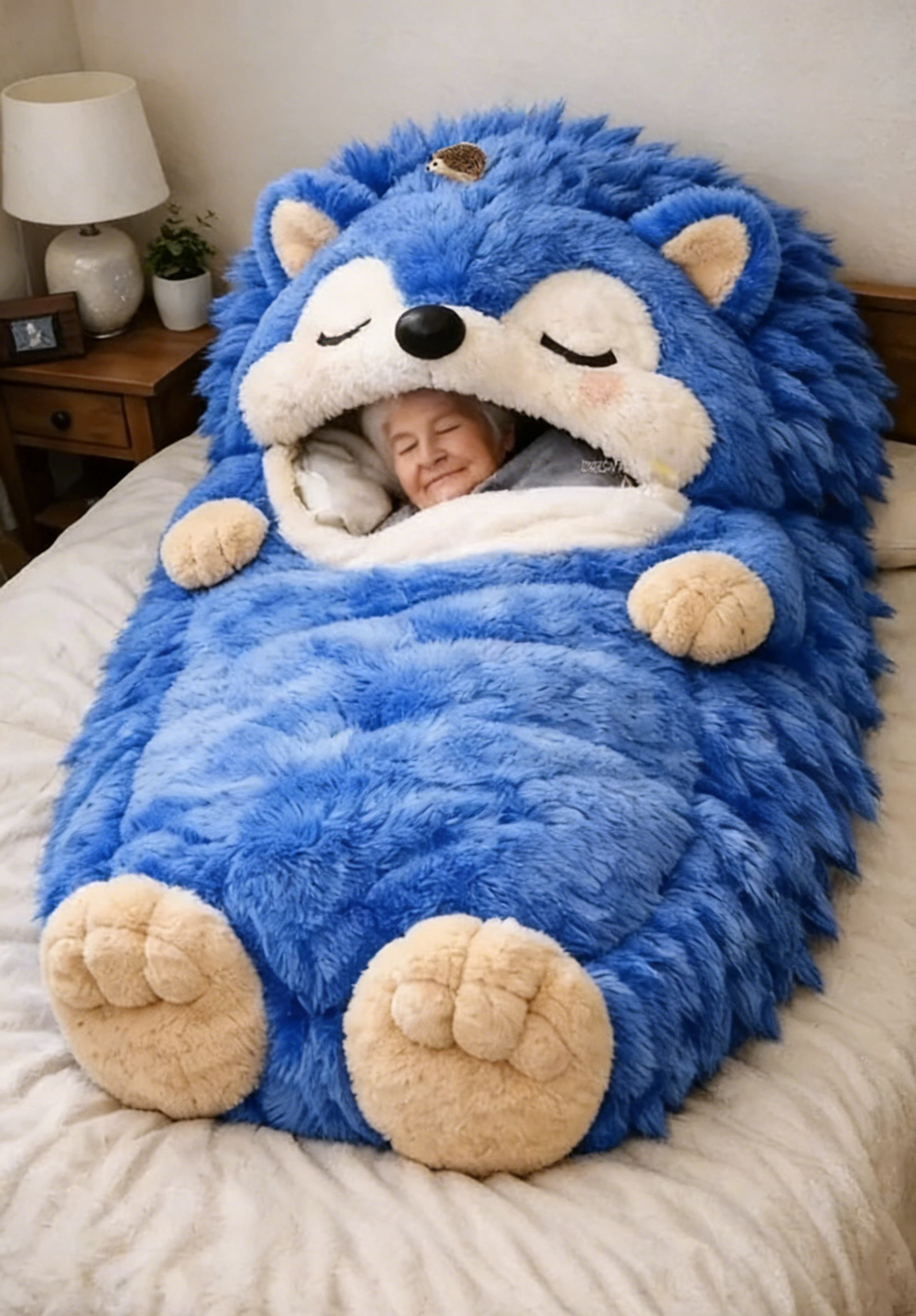 🔥Hot Sale 49% off🌟 Fluffy sleeping bag– Soft, Warm & Purrfectly Cozy😴💤 - Amazon