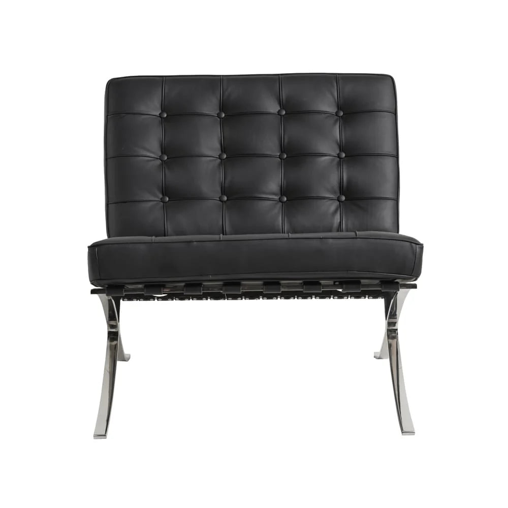 Barcelona Chair - Leather (Black) - Amazon