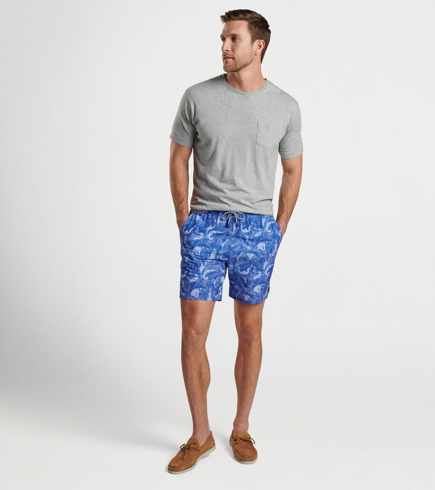 Shark Sighting Swim Trunk