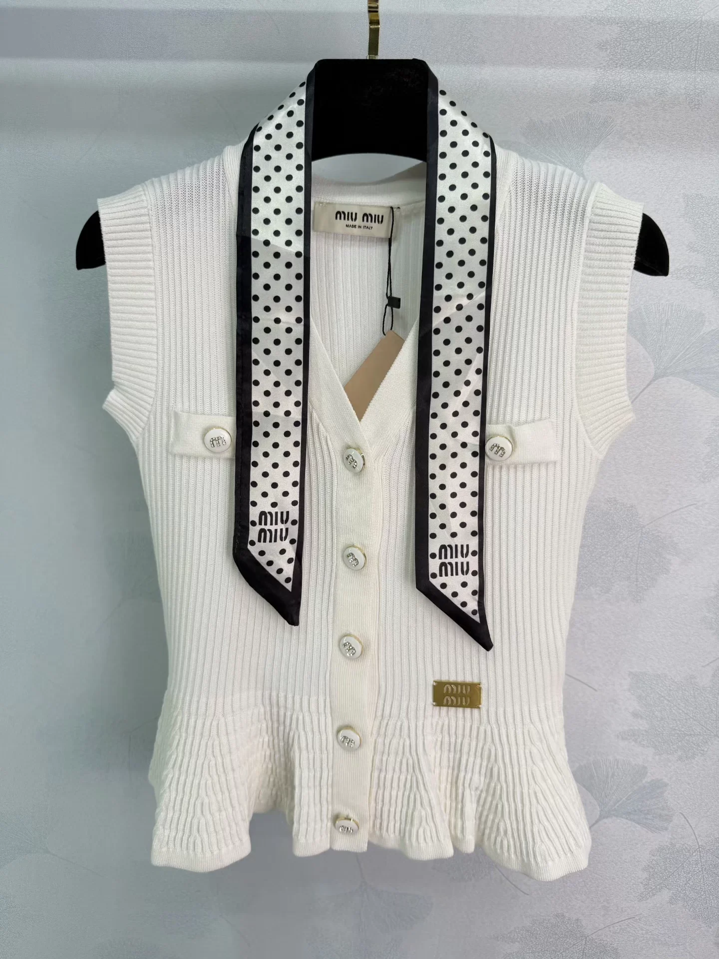 Knitted Vest + Scarf