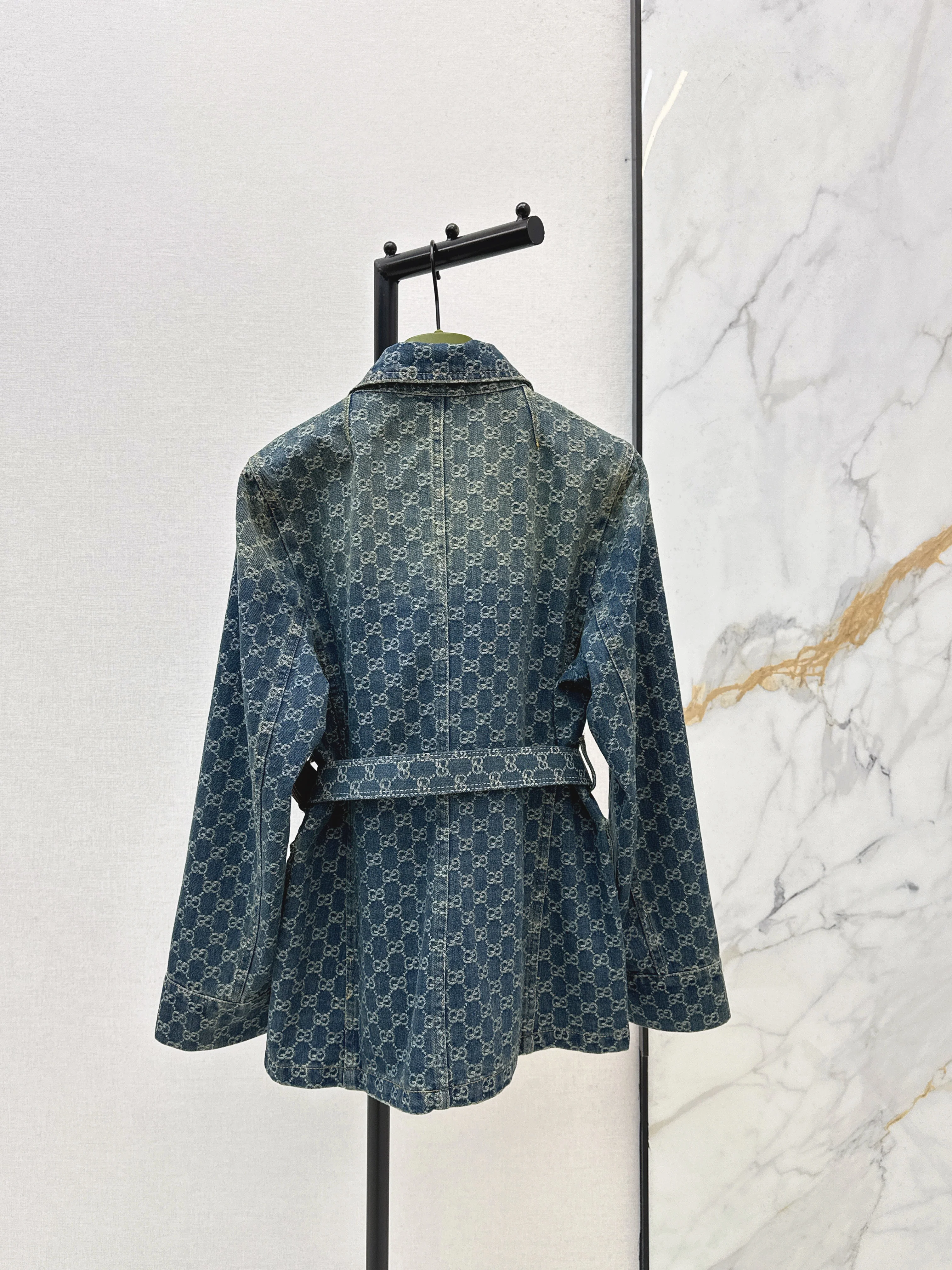 Jacquard Denim Jacket