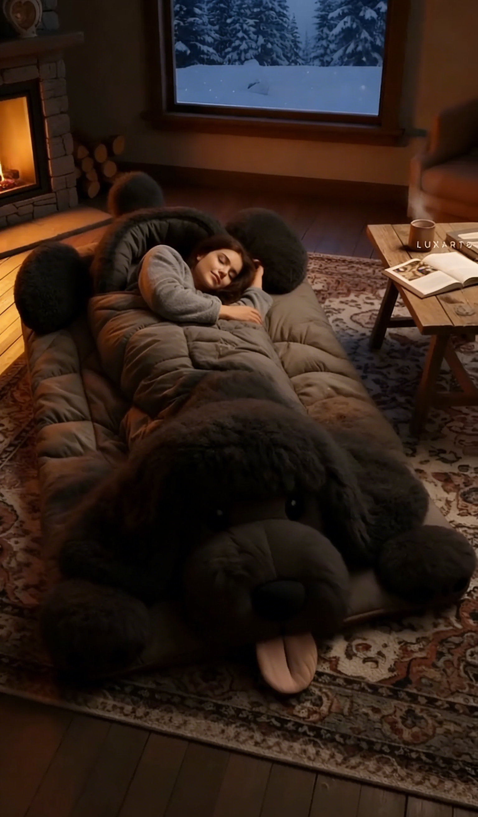 🔥HOT DEAL: 49% OFF!🔥 Wrap Yourself in Warmth with Our Dreamy Fluffy Sleeping Bag! ❄️➡️🌞 - Amazon