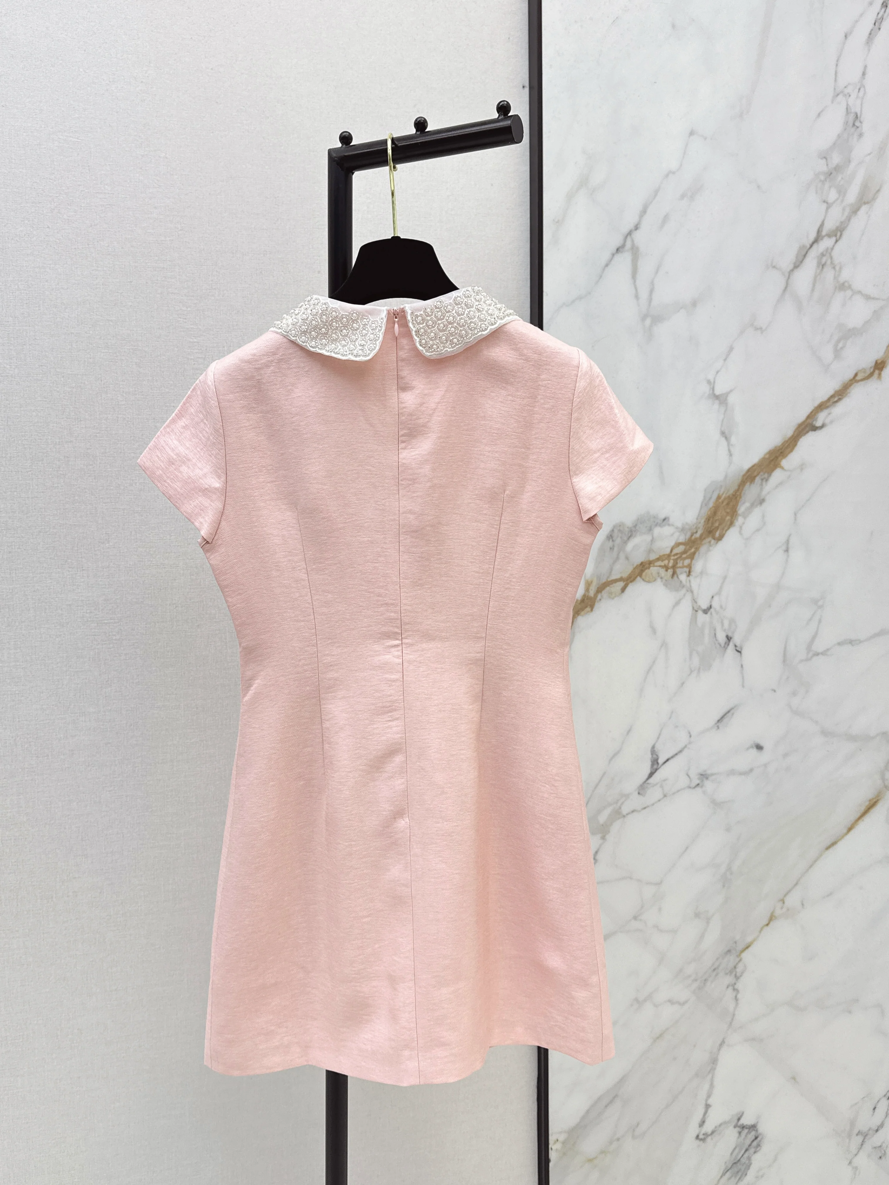 A youthful pink dress