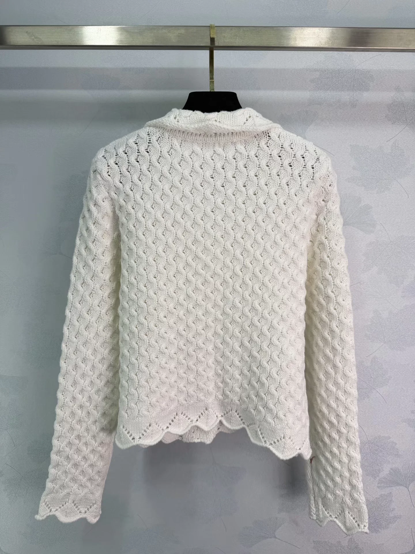 Openwork Knit Cardigan