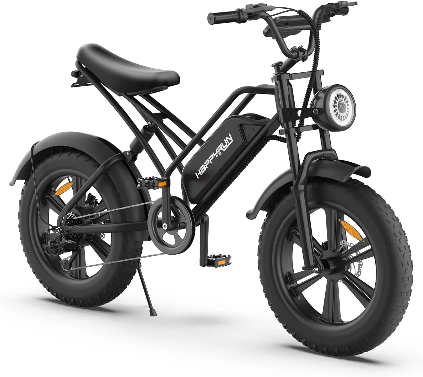 Electric Bike for Adults, Ebike 1500W/48V/18Ah, Tank 20" Fat Tire Electric Bicycles Up to 30MPH & 68 Miles with Removable Battery, Colorful Dispaly, Throttle & Pedal Assist, Shimano 7-Speed - Amazon