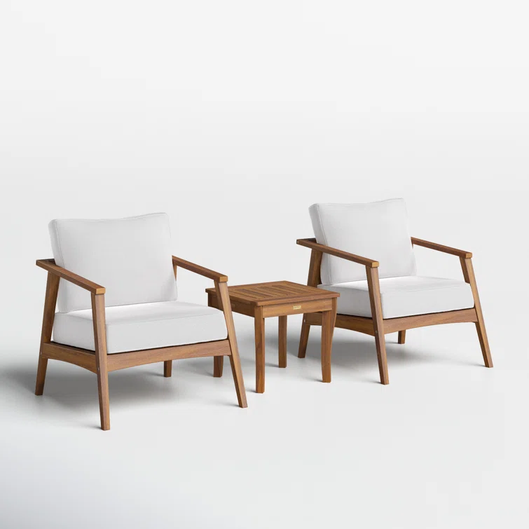 Akiva 2 - Person Outdoor Seating Group with Cushions - Amazon