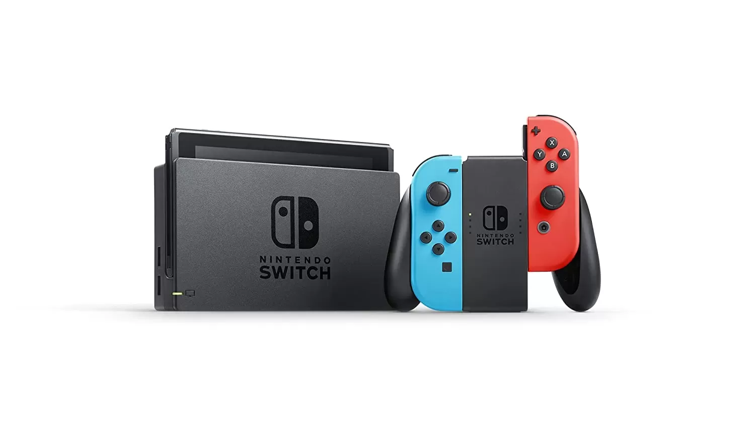 Nintendo SwitchTM with Neon Blue and Neon Red Joy‐ConTM - Amazon