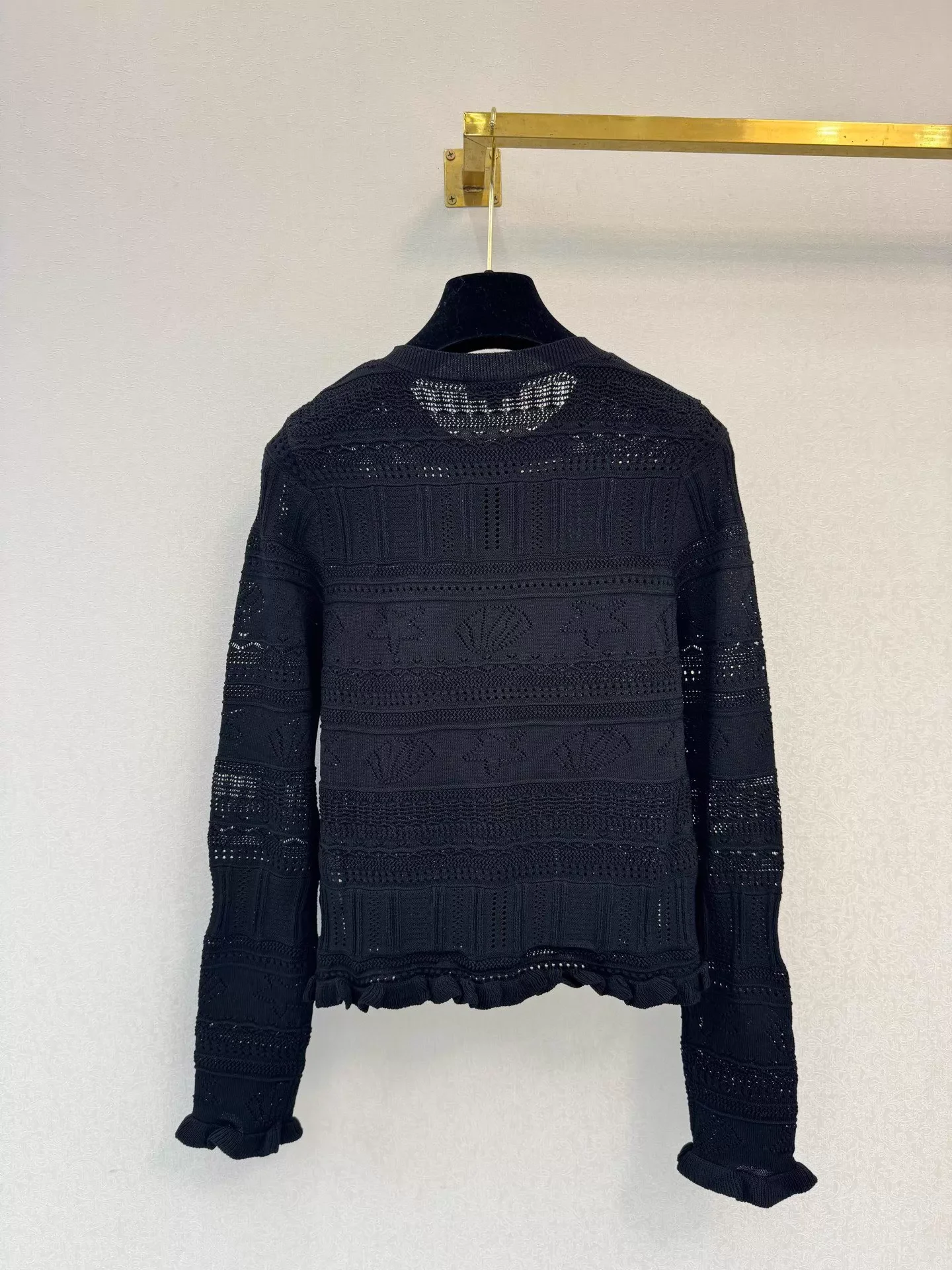 Openwork Knit Cardigan