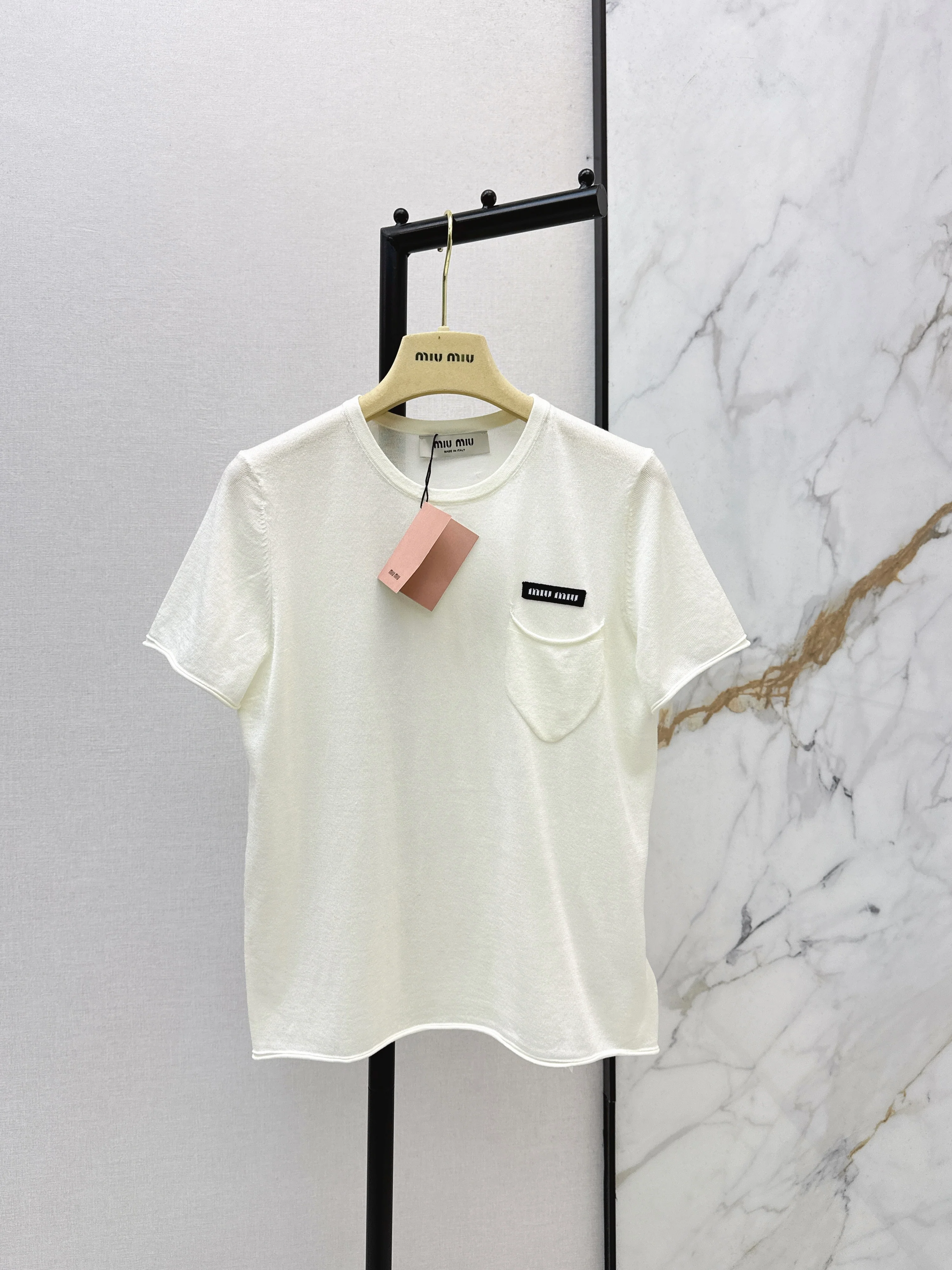 26ss Crew Neck Knit T-Shirt